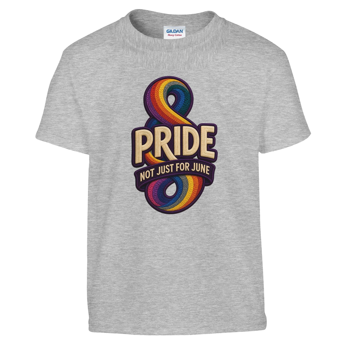 Pride: Not Just for June Kids' T-shirt — product view 4