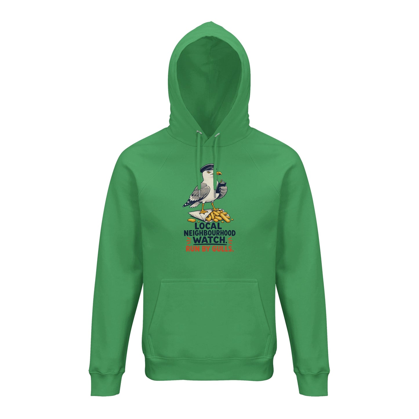Local Neighbourhood Watch: Run by Gulls Hoodie — product view 6