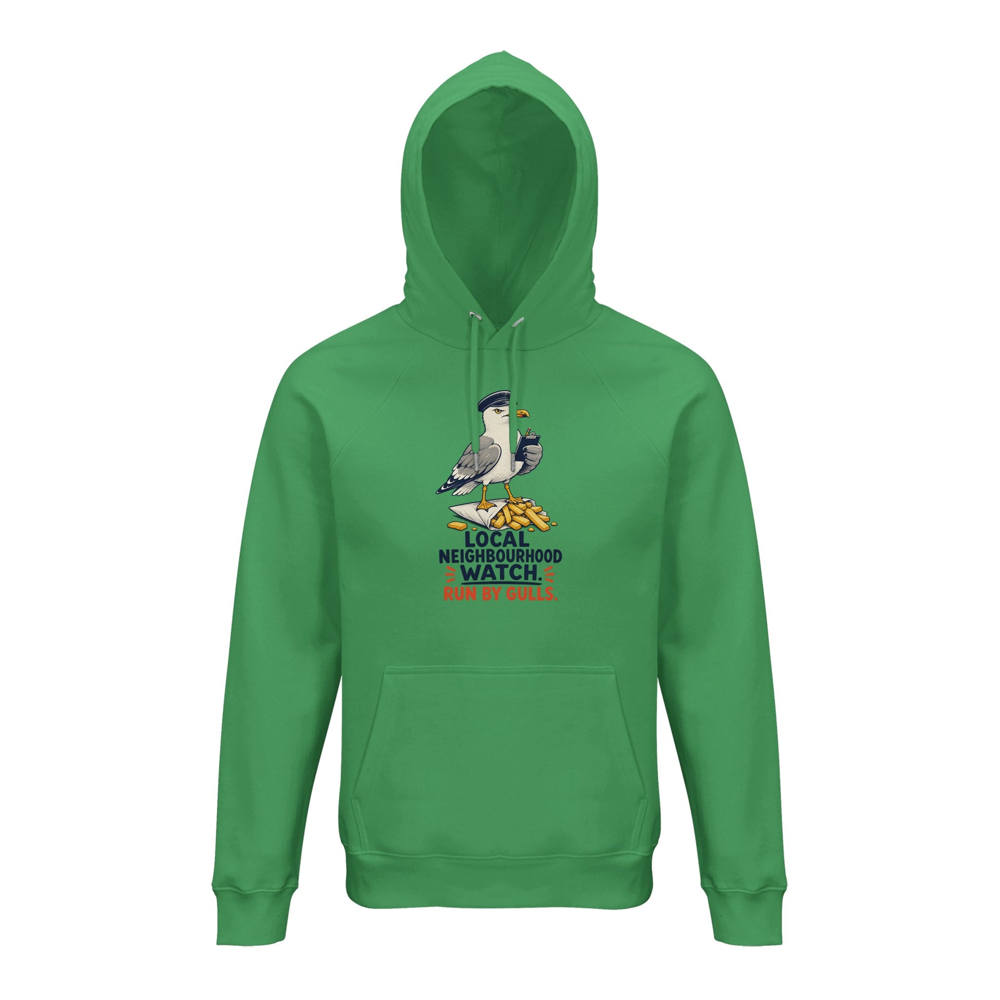Local Neighbourhood Watch: Run by Gulls Hoodie — product view 6