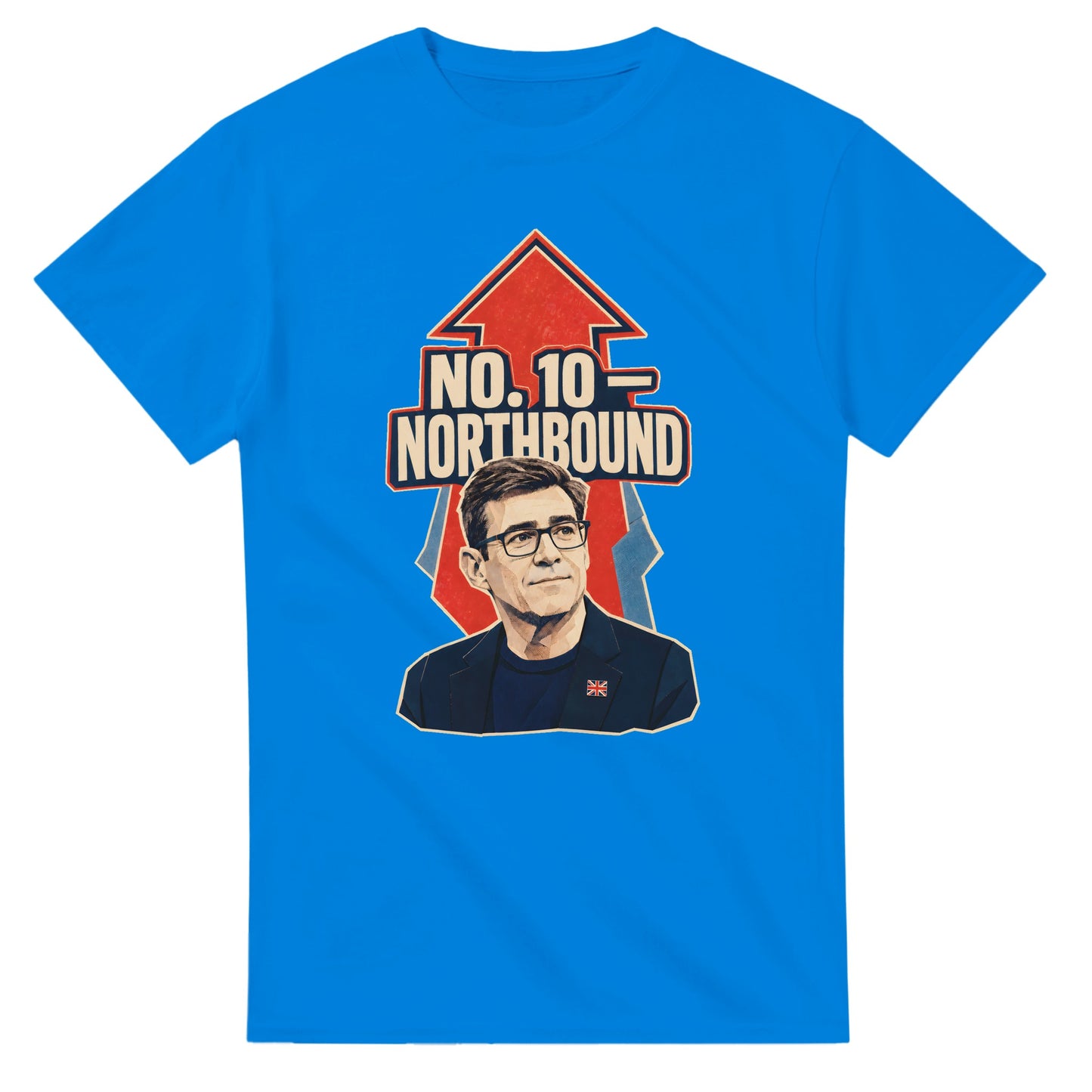 No. 10 — Northbound Andy Burnham Political Satire T-shirt — product view 2