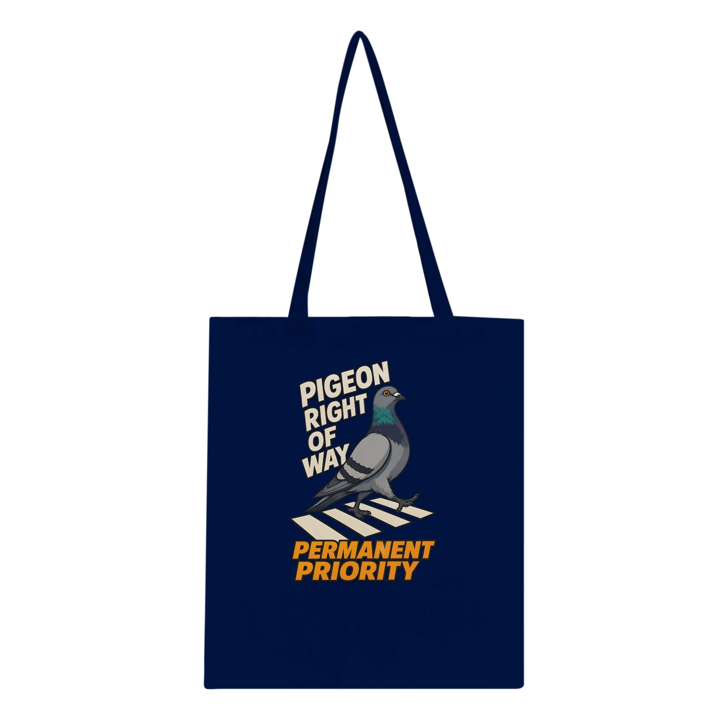 Pigeon Right of Way Tote Bag — product view 2