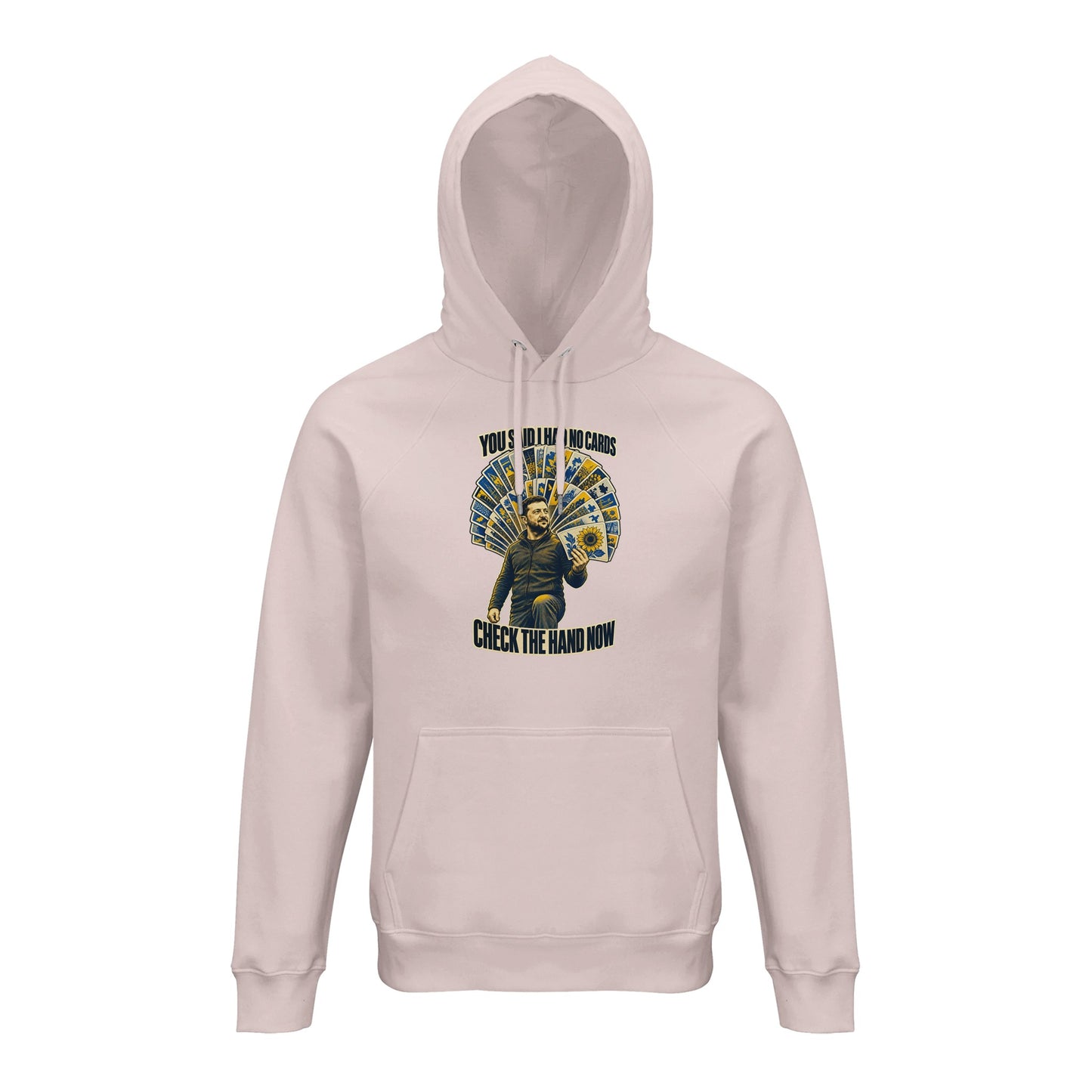 You Said I Had No Cards – Zelenskyy Satire Hoodie — product view 8