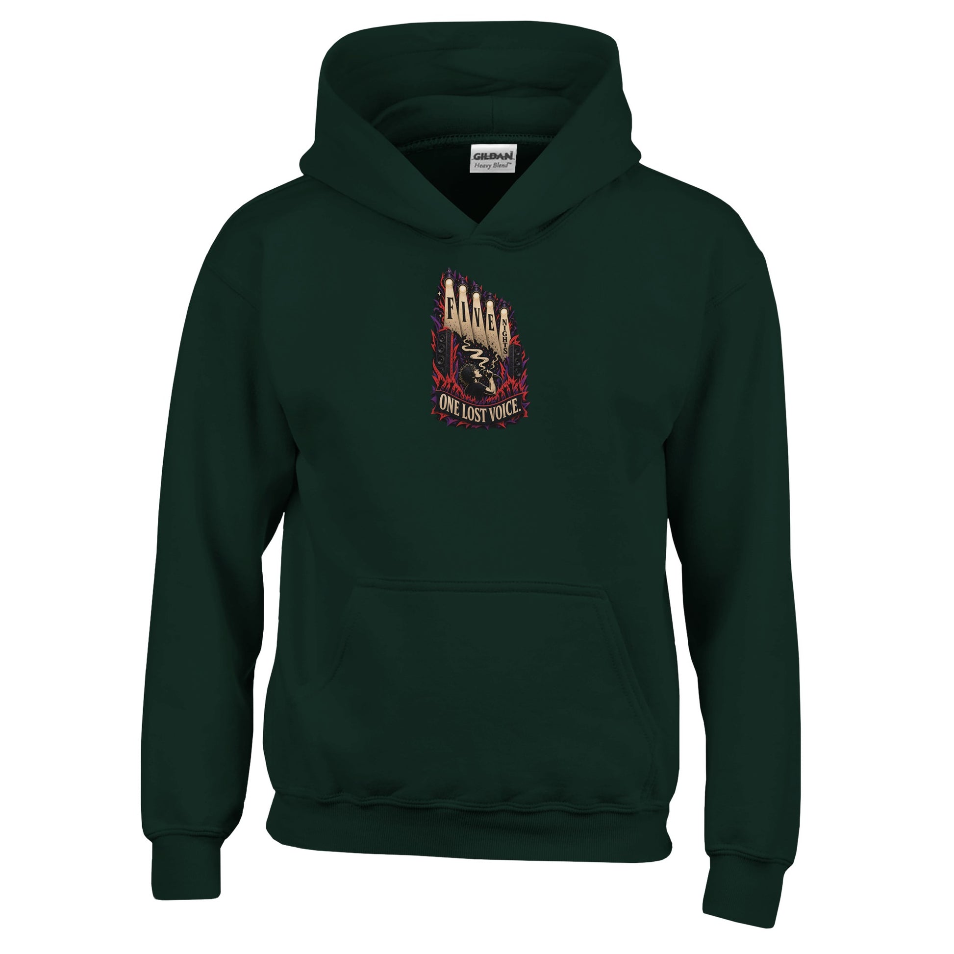 Five Nights, One Lost Voice Kids' Hoodie — product view 12