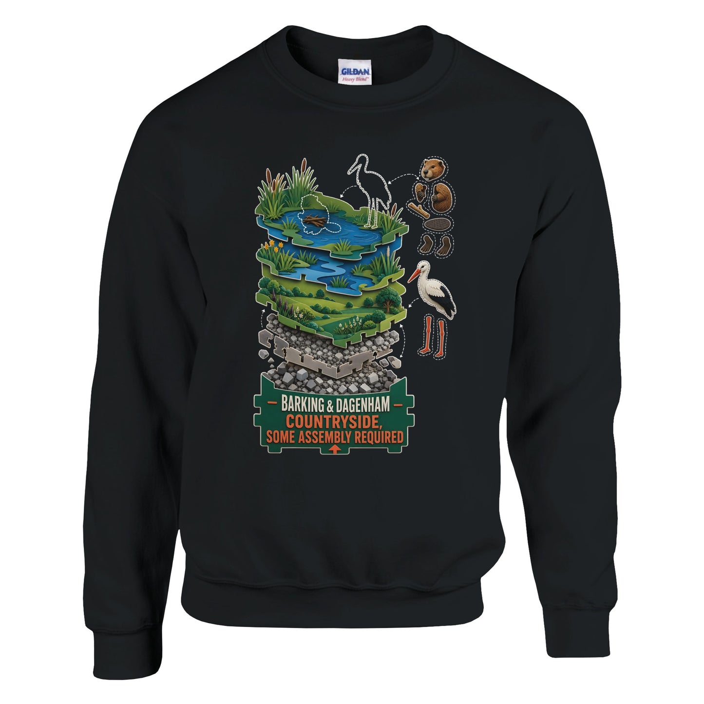 Barking & Dagenham Countryside Sweatshirt — product view 5
