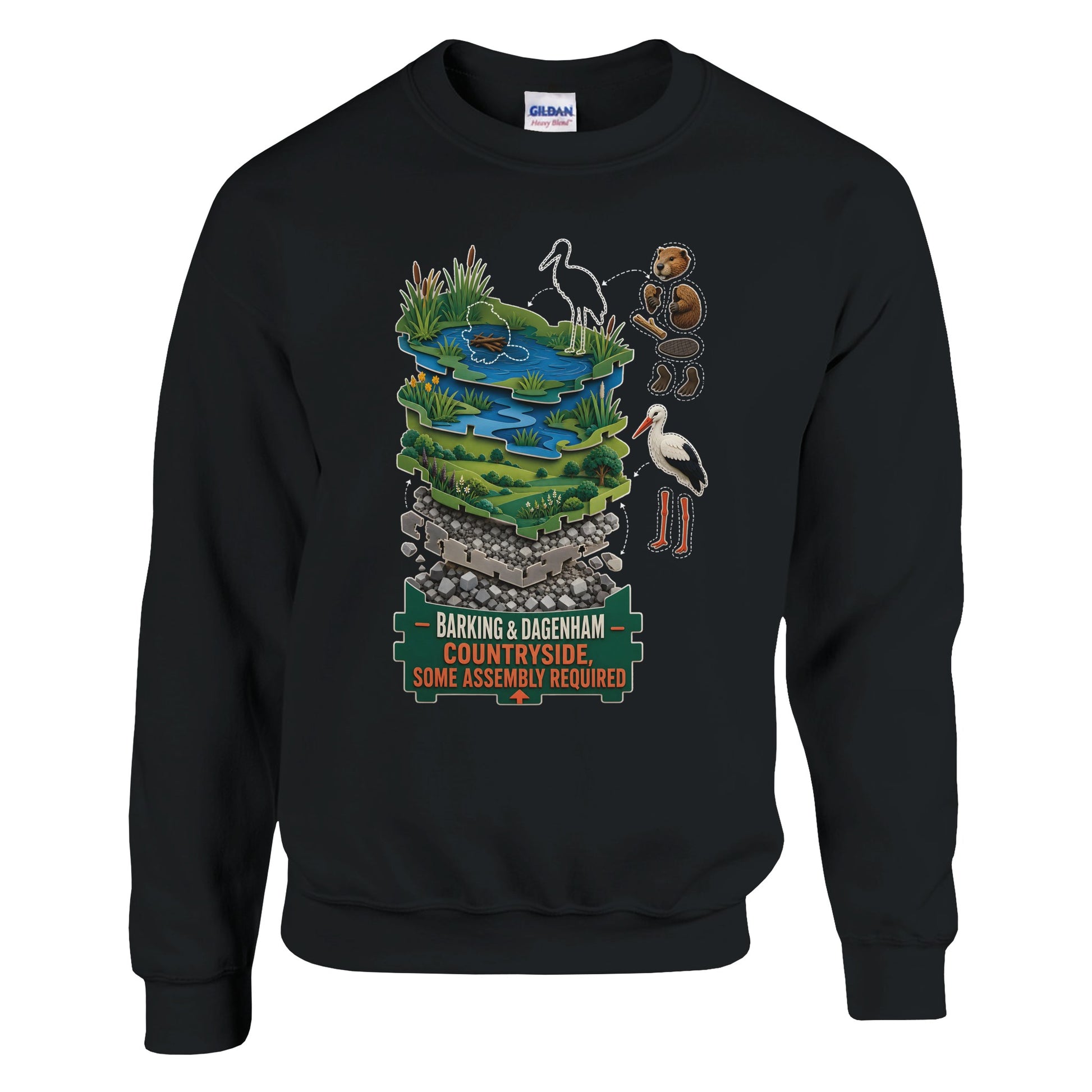 Barking & Dagenham Countryside Sweatshirt — product view 5