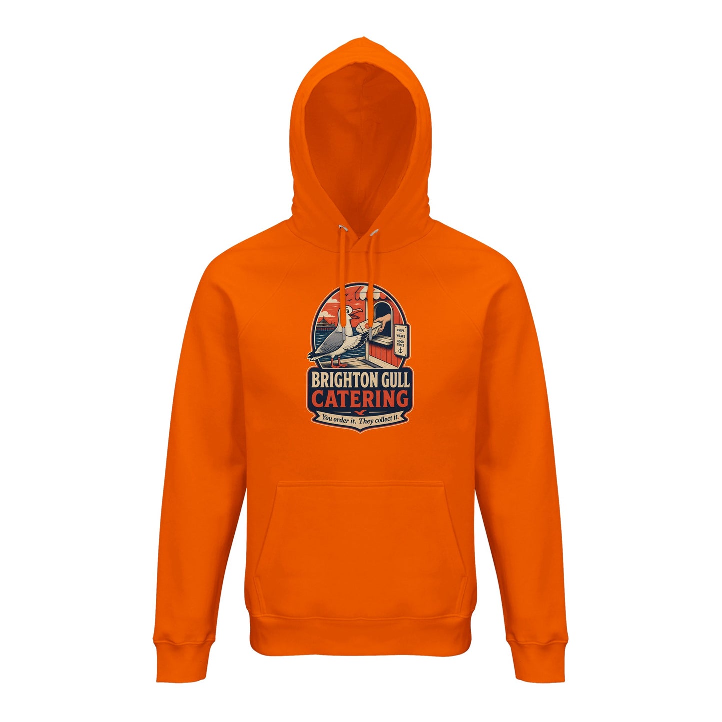 Brighton Gull Catering — Illustrated Hoodie — product view 7