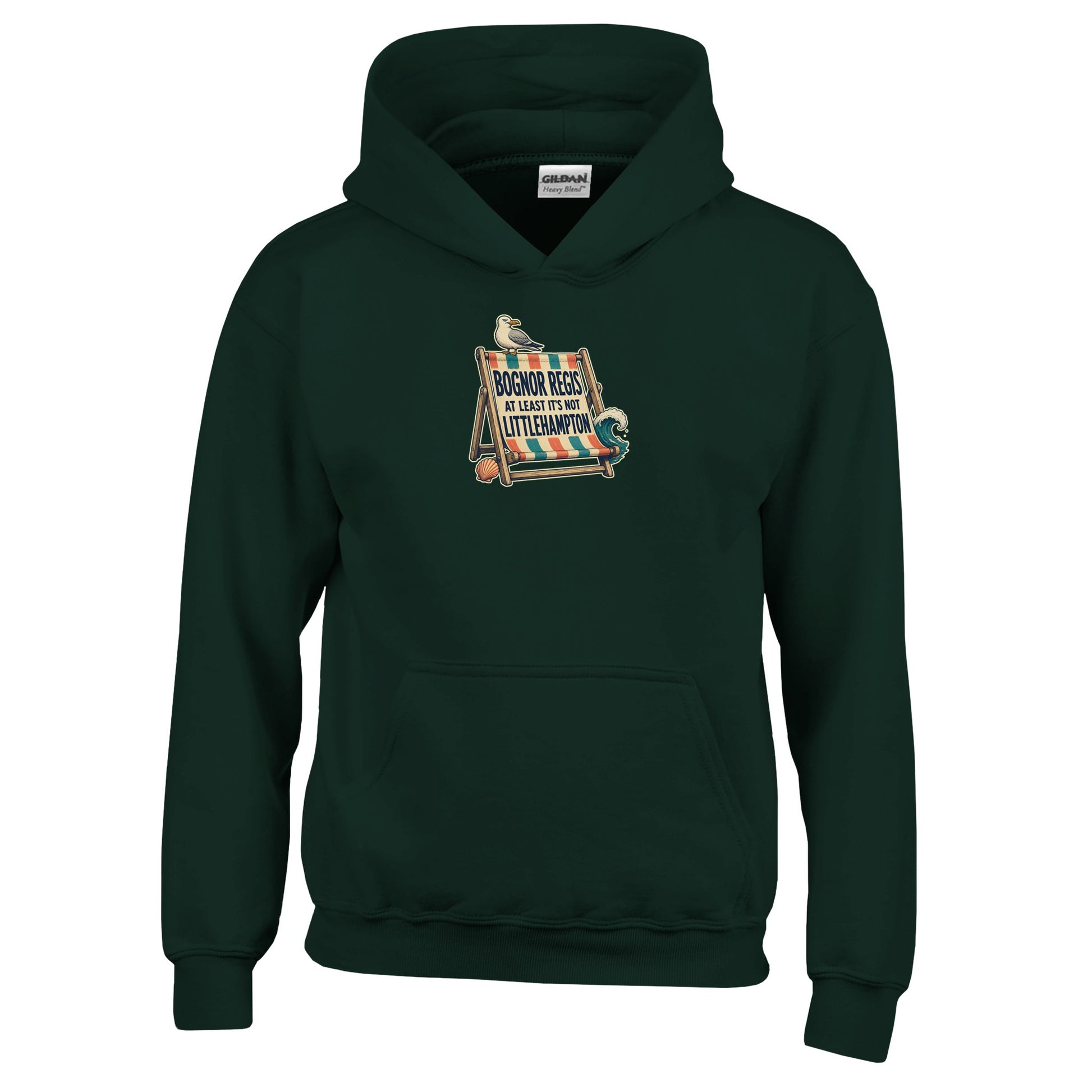 Bognor Regis — At Least It's Not Littlehampton Kids' Hoodie — product view 12