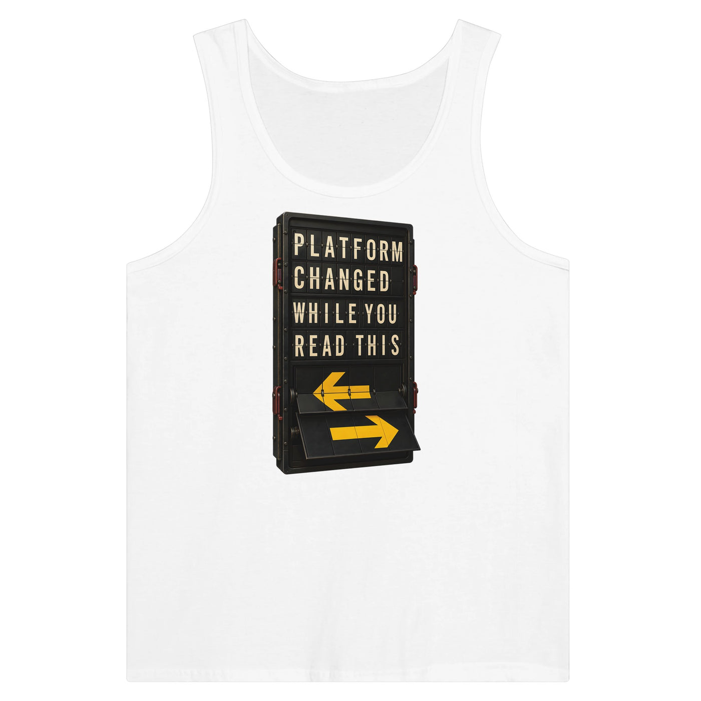 Platform Changed While You Read This Premium Unisex Tank Top