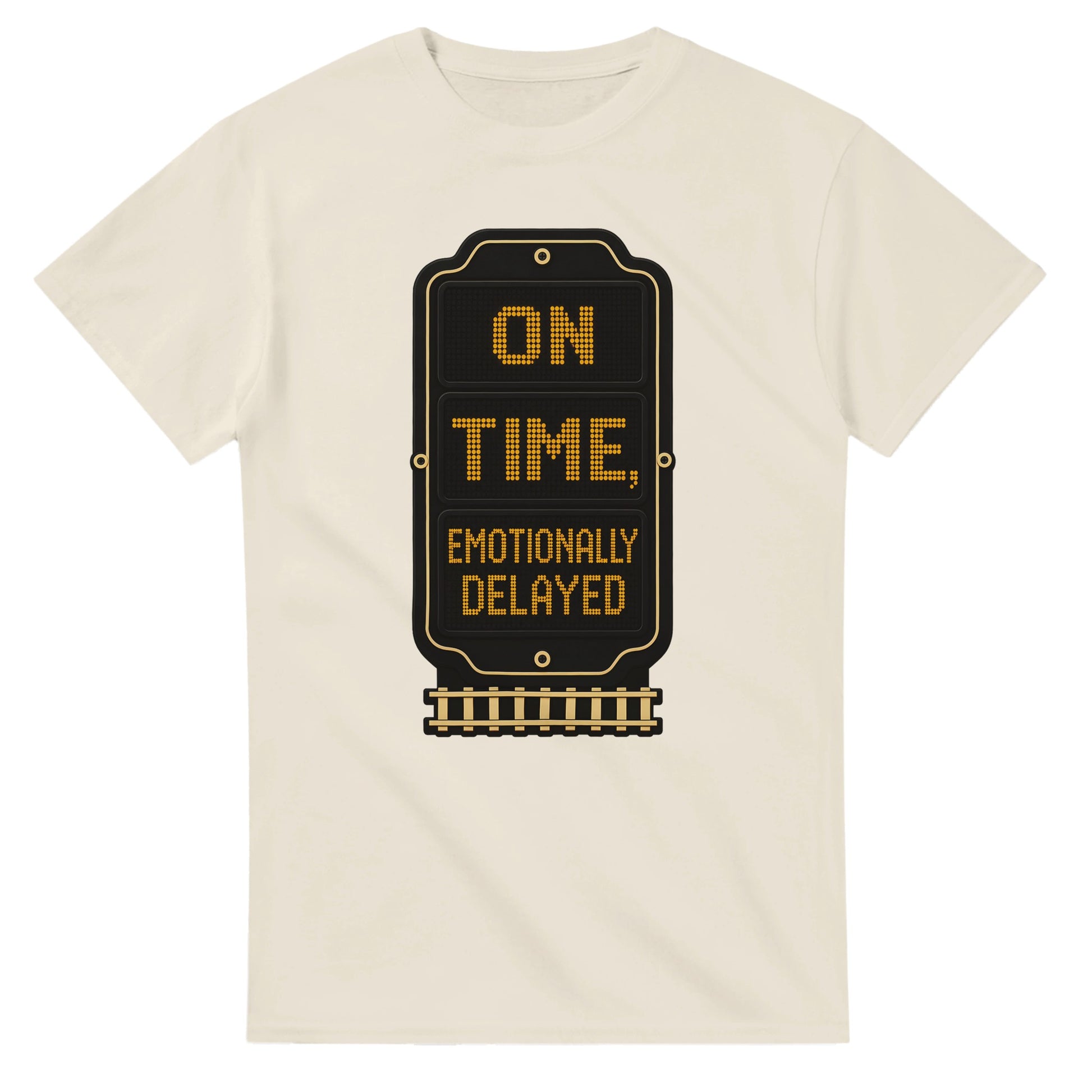On Time, Emotionally Delayed Rail Graphic T-shirt — product view 8