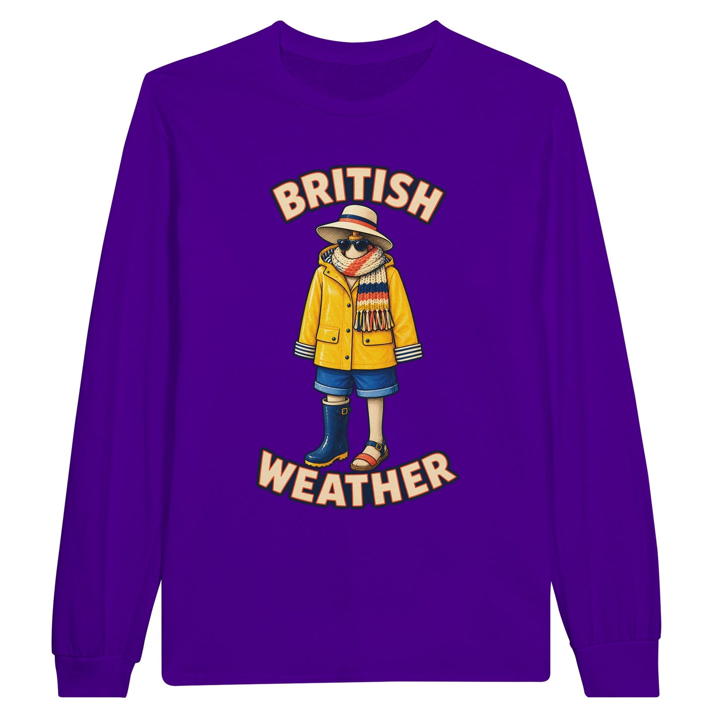 British Weather All-Weather Outfit Long-Sleeve T-shirt — product view 13