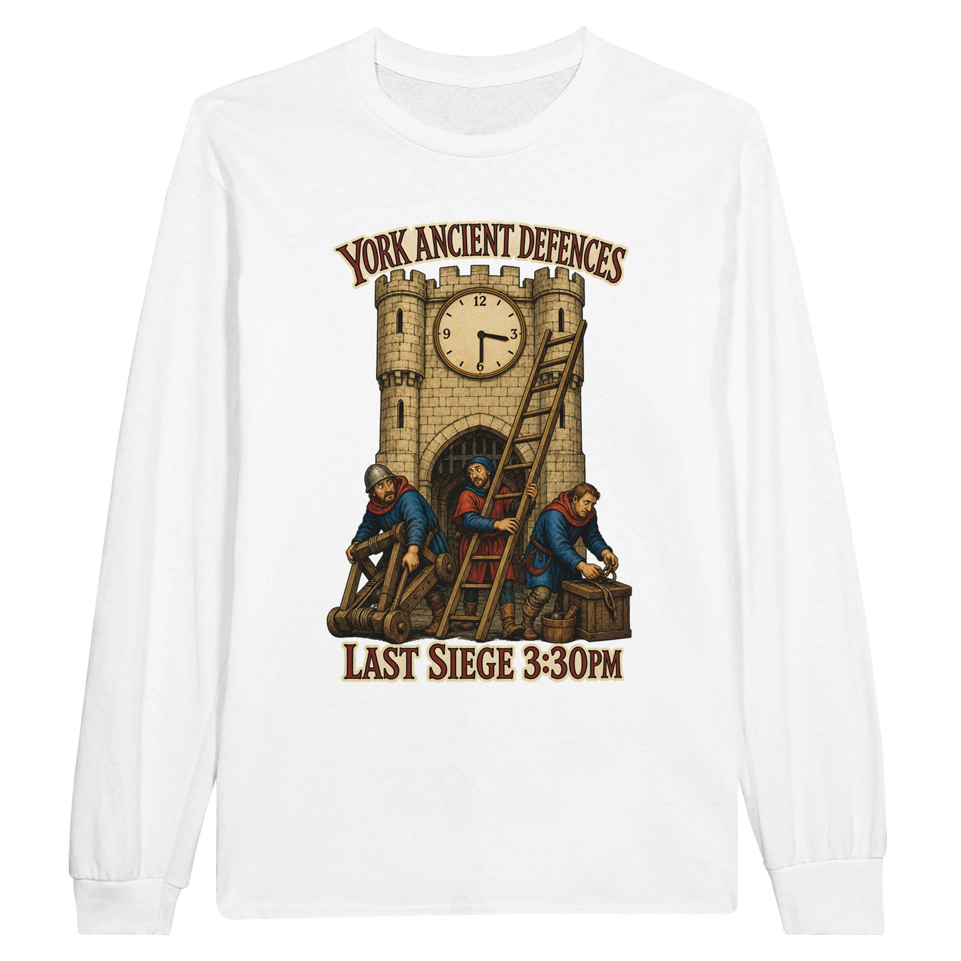 York Ancient Defences – Last Siege 3:30pm Long-Sleeve T-shirt