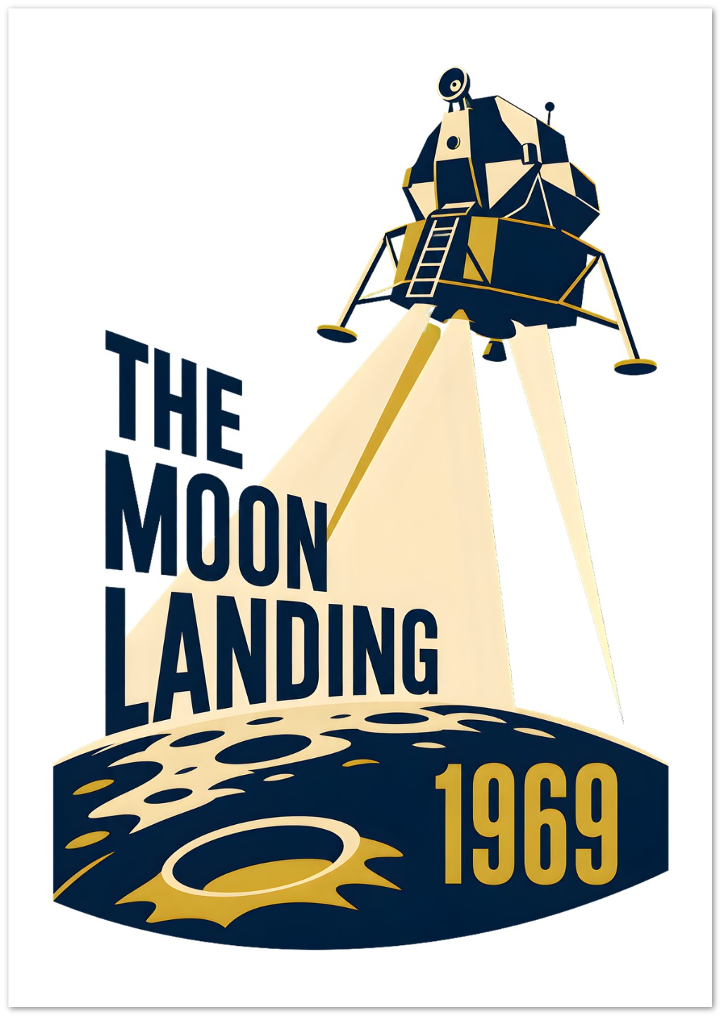 The Moon Landing — 1969 Greeting Card Pack — product view 2