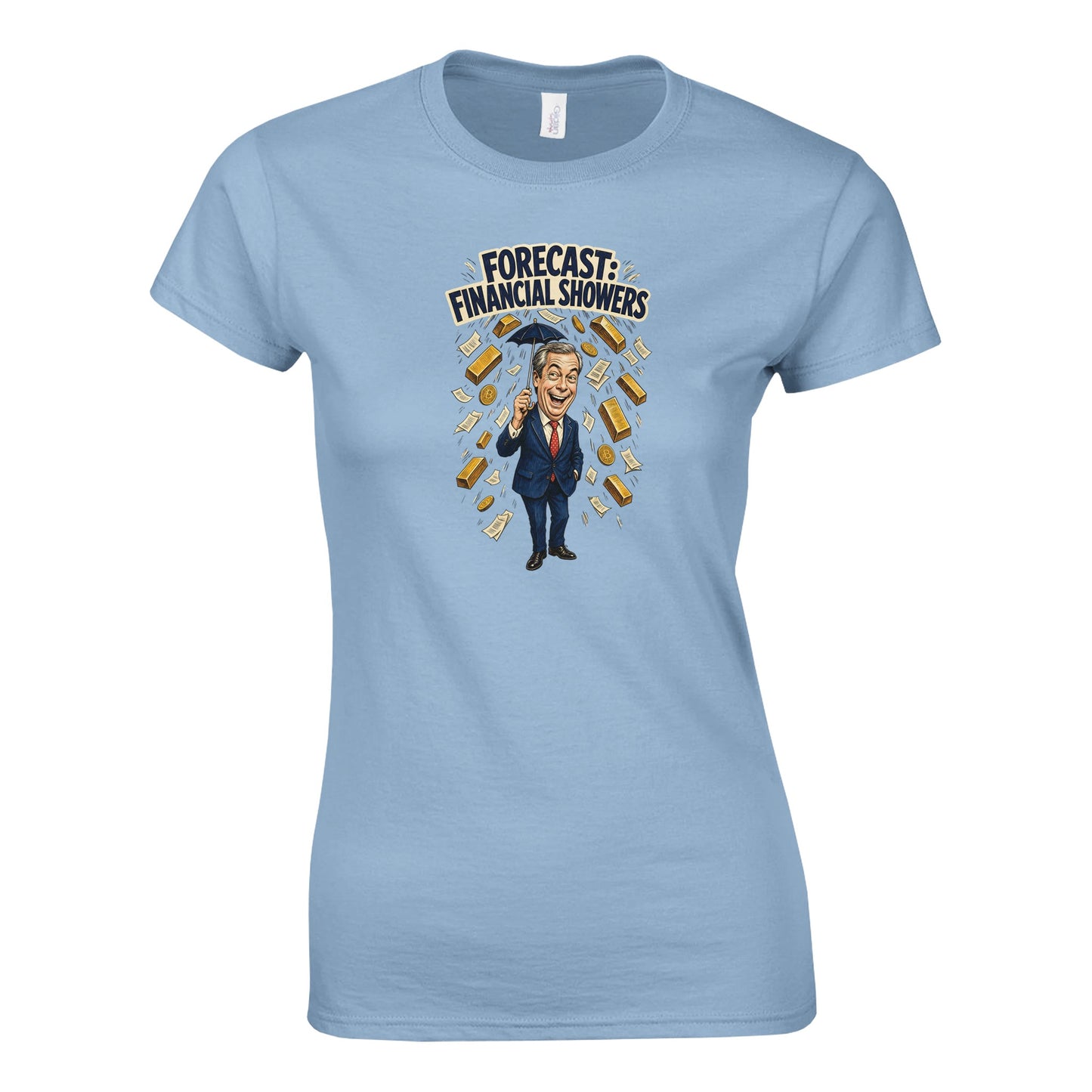 Forecast: Financial Showers Women's T-shirt — product view 11