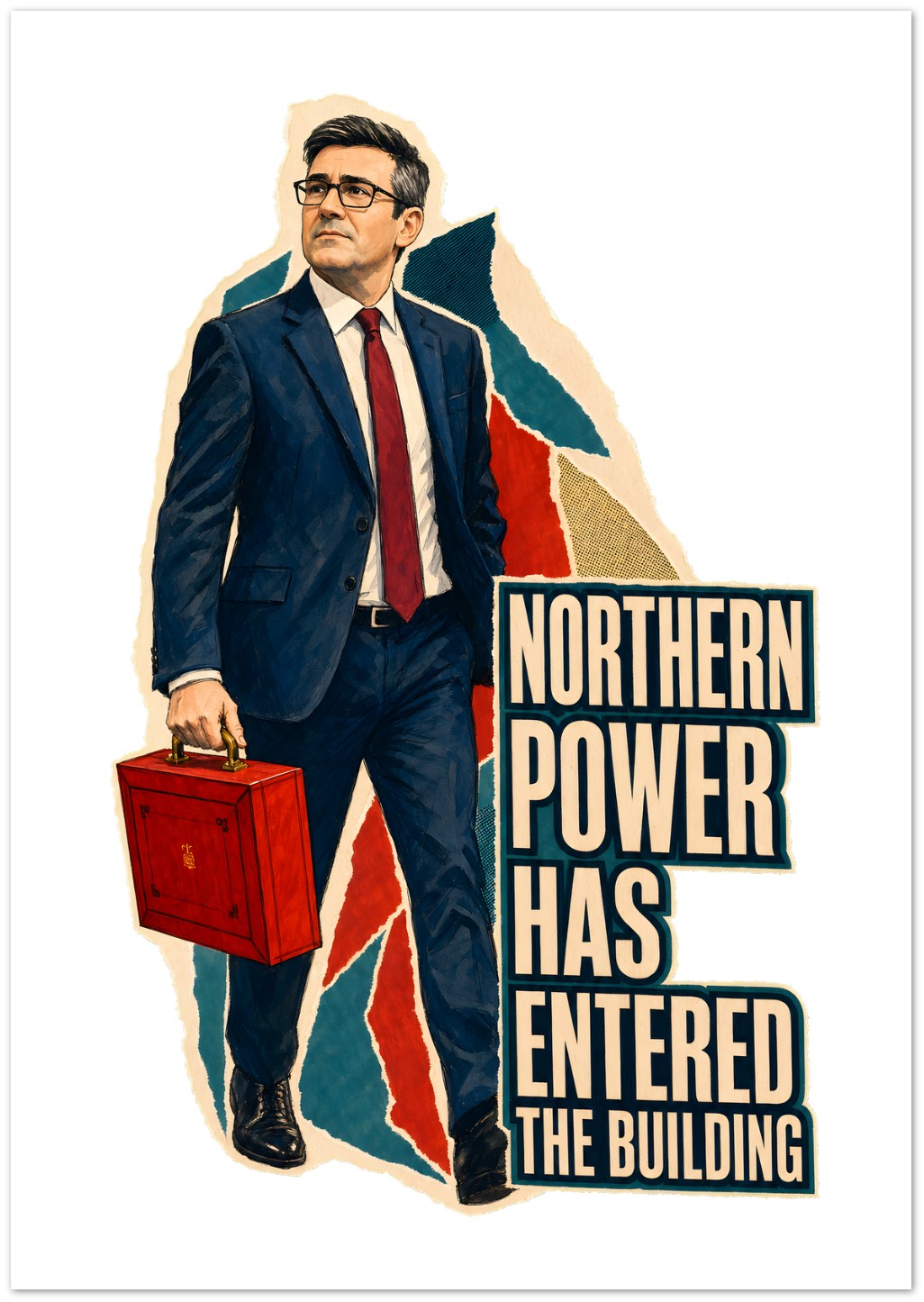 Northern Power Has Entered the Building Tote Bag Greeting Card Pack — product view 2