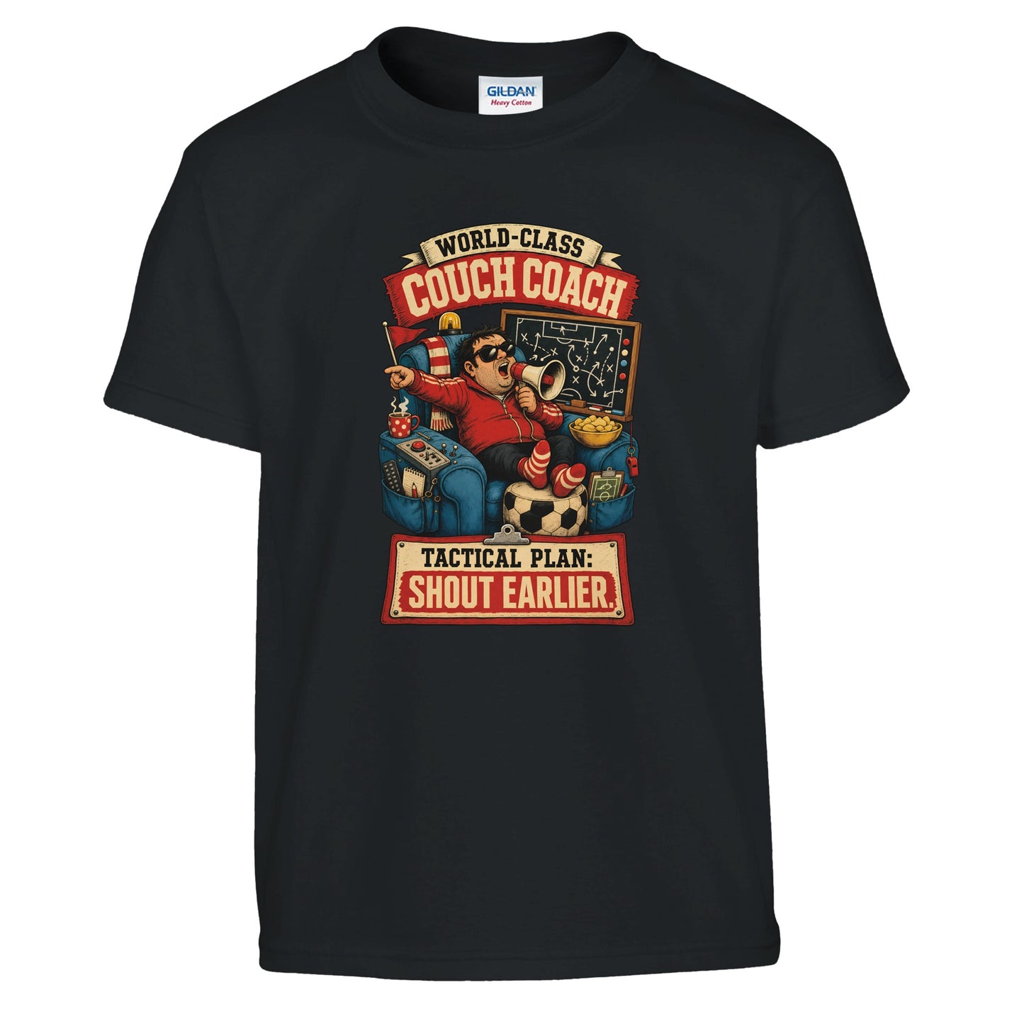 World-Class Couch Coach Kids' T-shirt — product view 2
