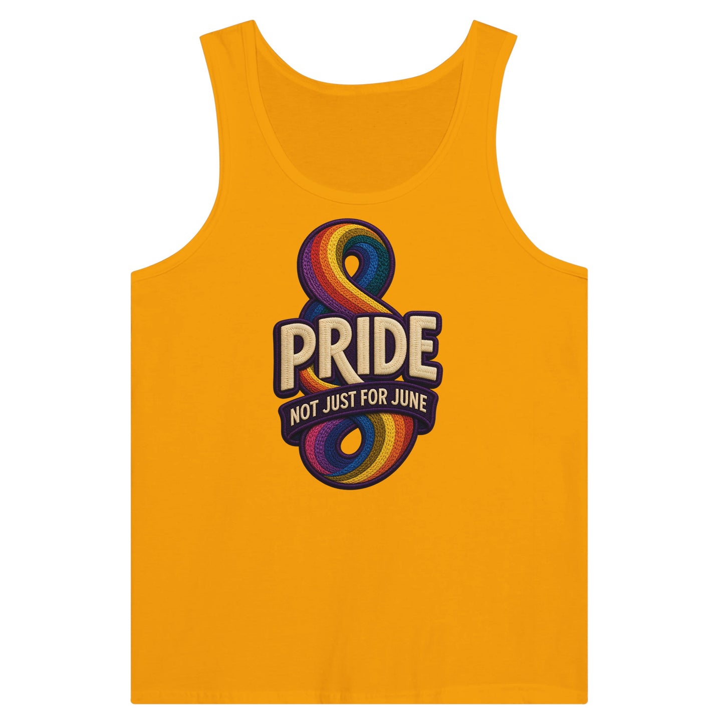 Pride: Not Just for June Premium Unisex Tank Top — product view 11