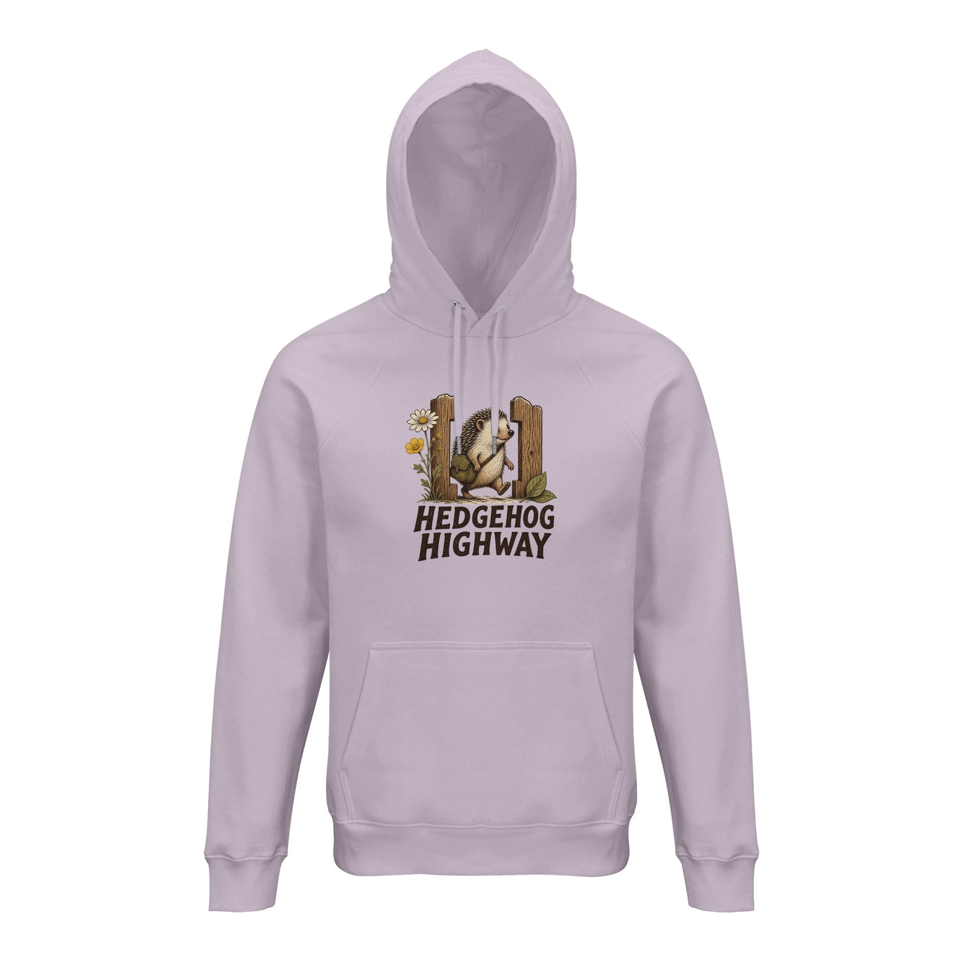 Hedgehog Highway Garden Graphic Hoodie — product view 4