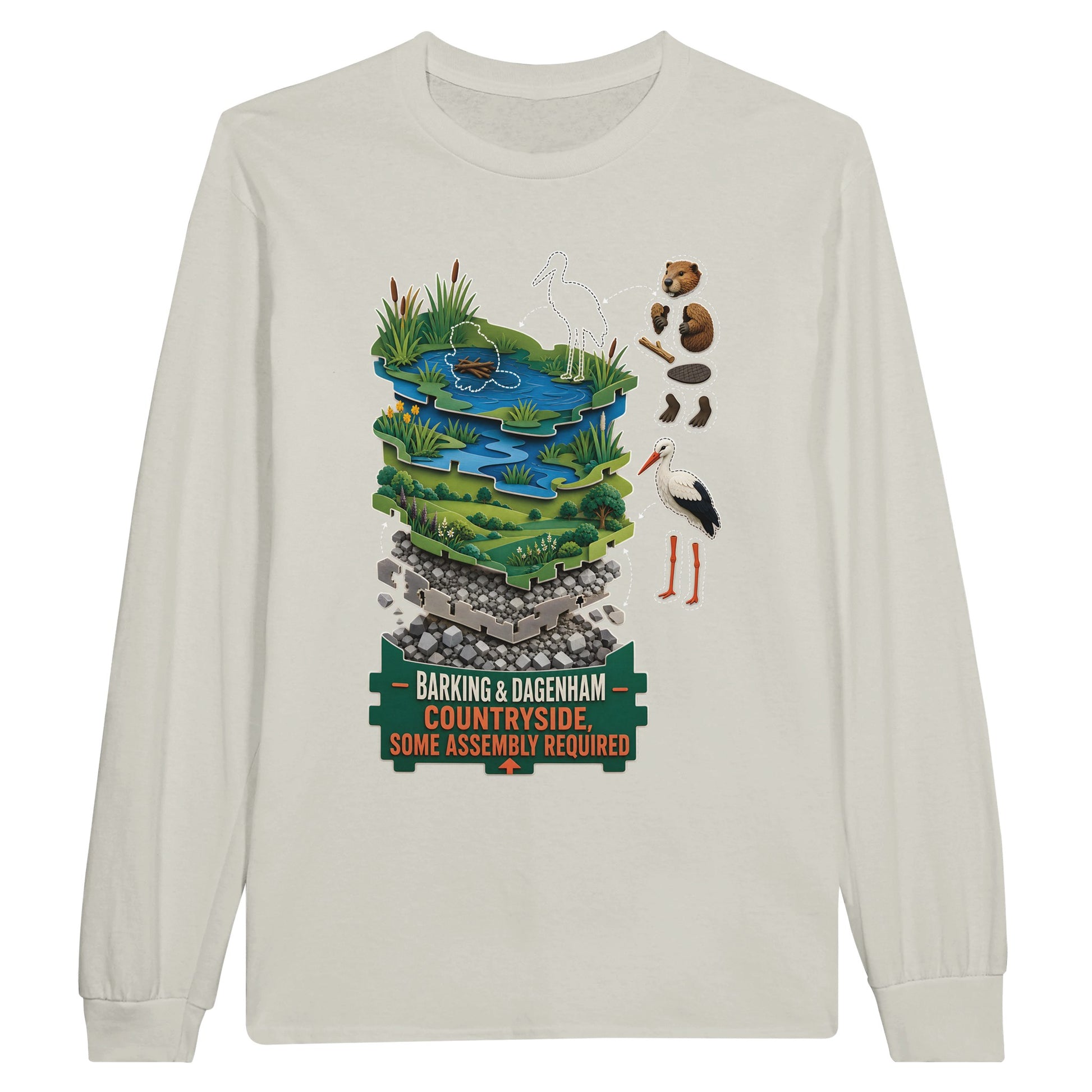 Barking & Dagenham Countryside Long-Sleeve T-shirt — product view 14