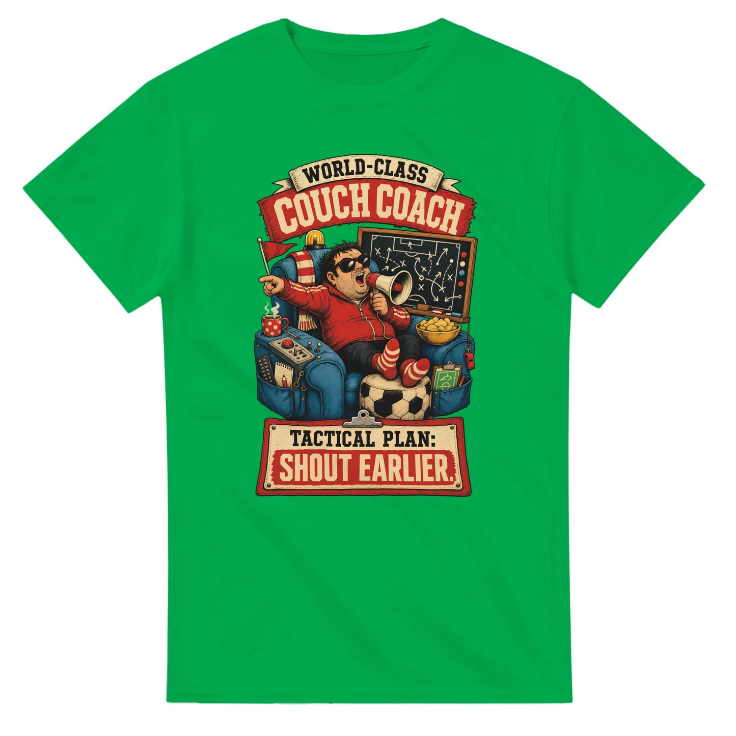 World-Class Couch Coach T-shirt — product view 11
