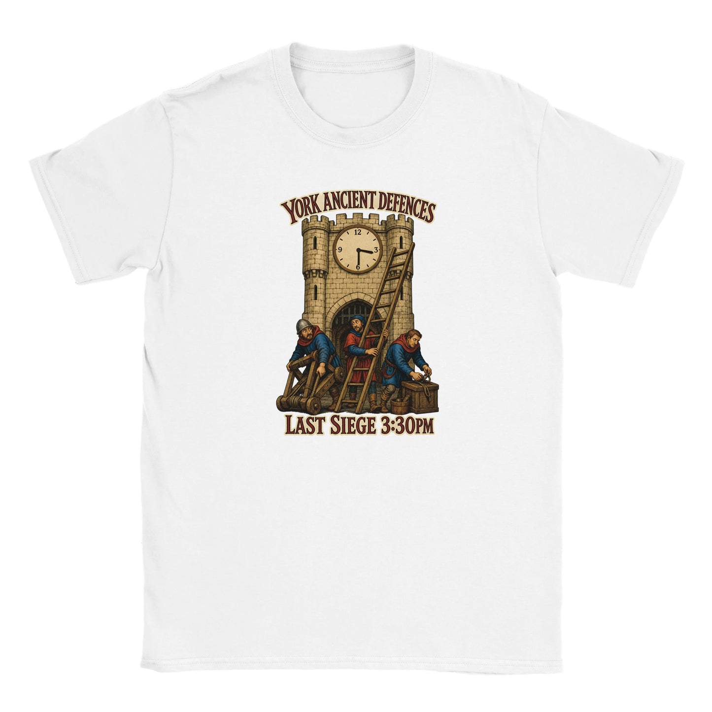 York Ancient Defences – Last Siege 3:30pm Kids' T-shirt — product view 15