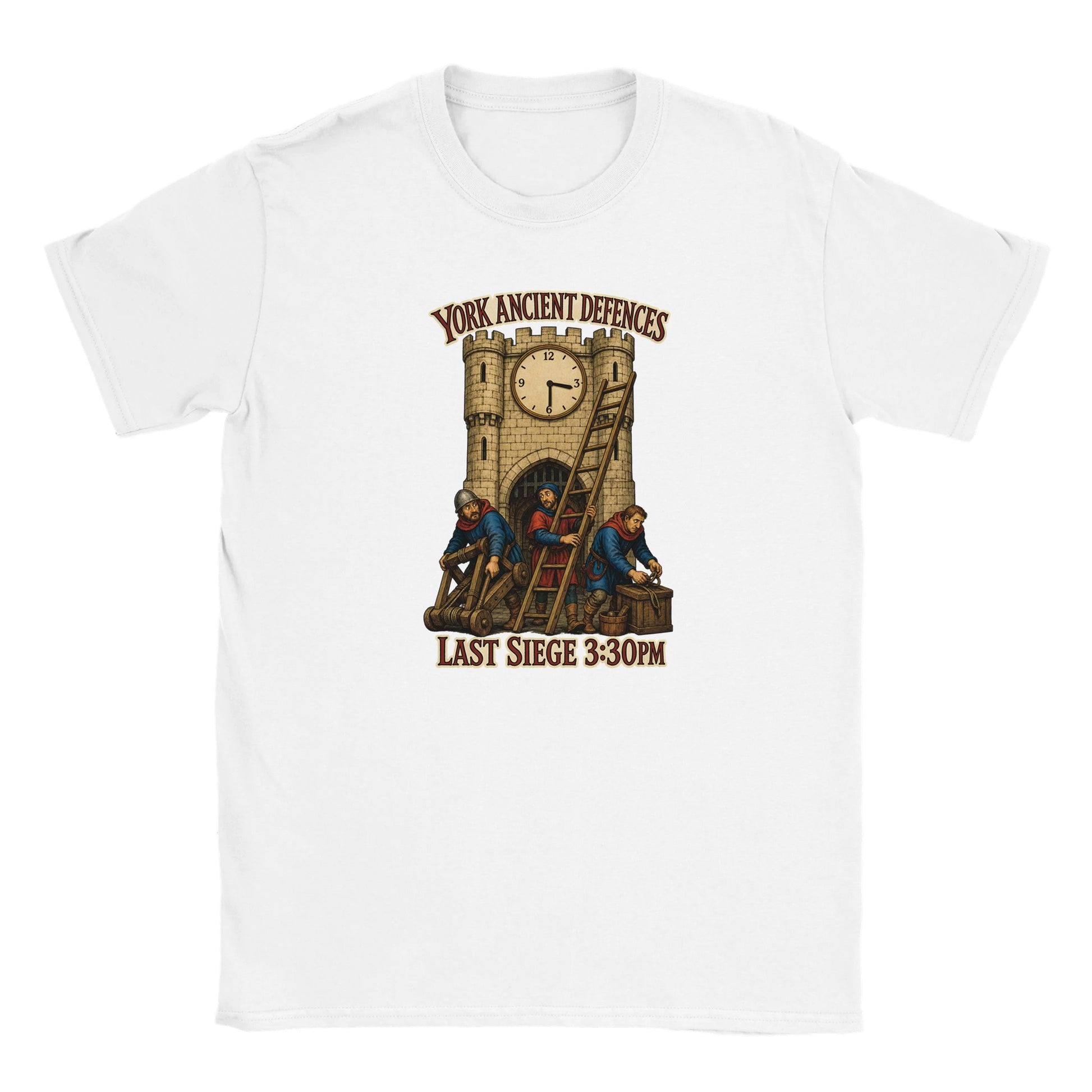 York Ancient Defences – Last Siege 3:30pm Kids' T-shirt — product view 15