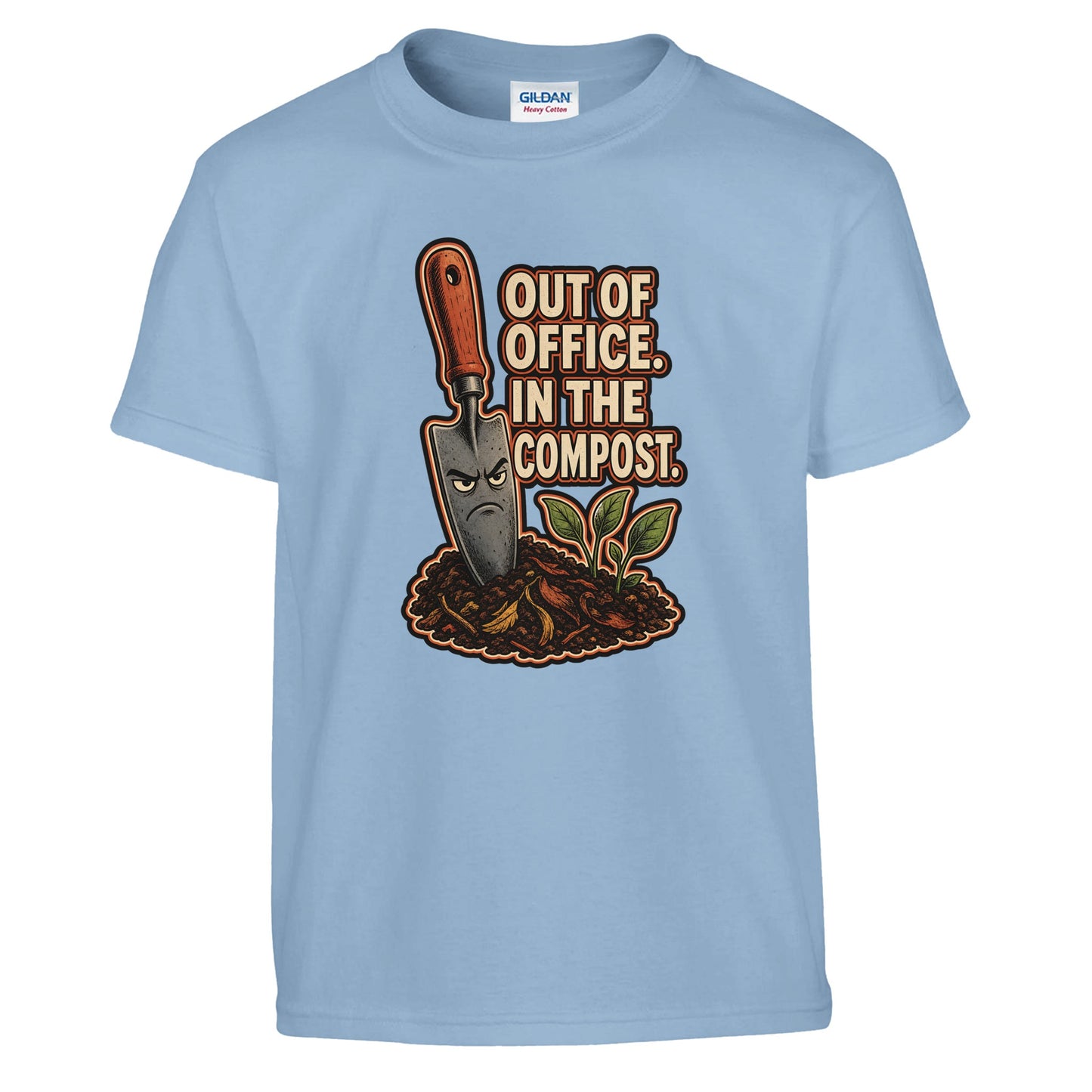 Out of Office, In the Compost Kids' T-shirt — product view 3