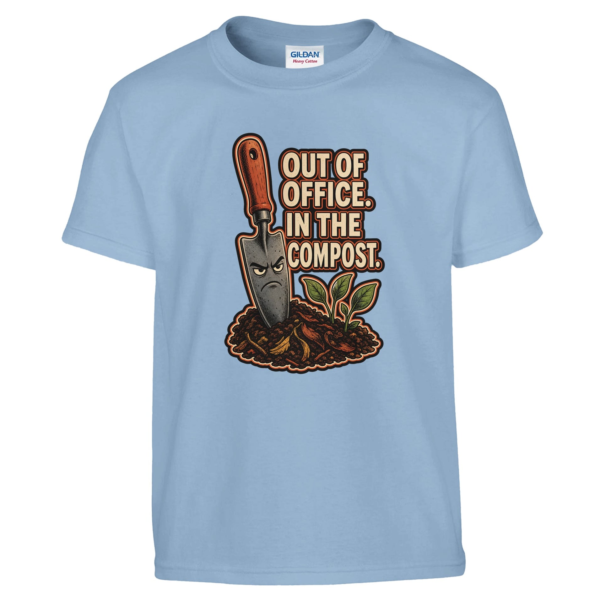Out of Office, In the Compost Kids' T-shirt — product view 3
