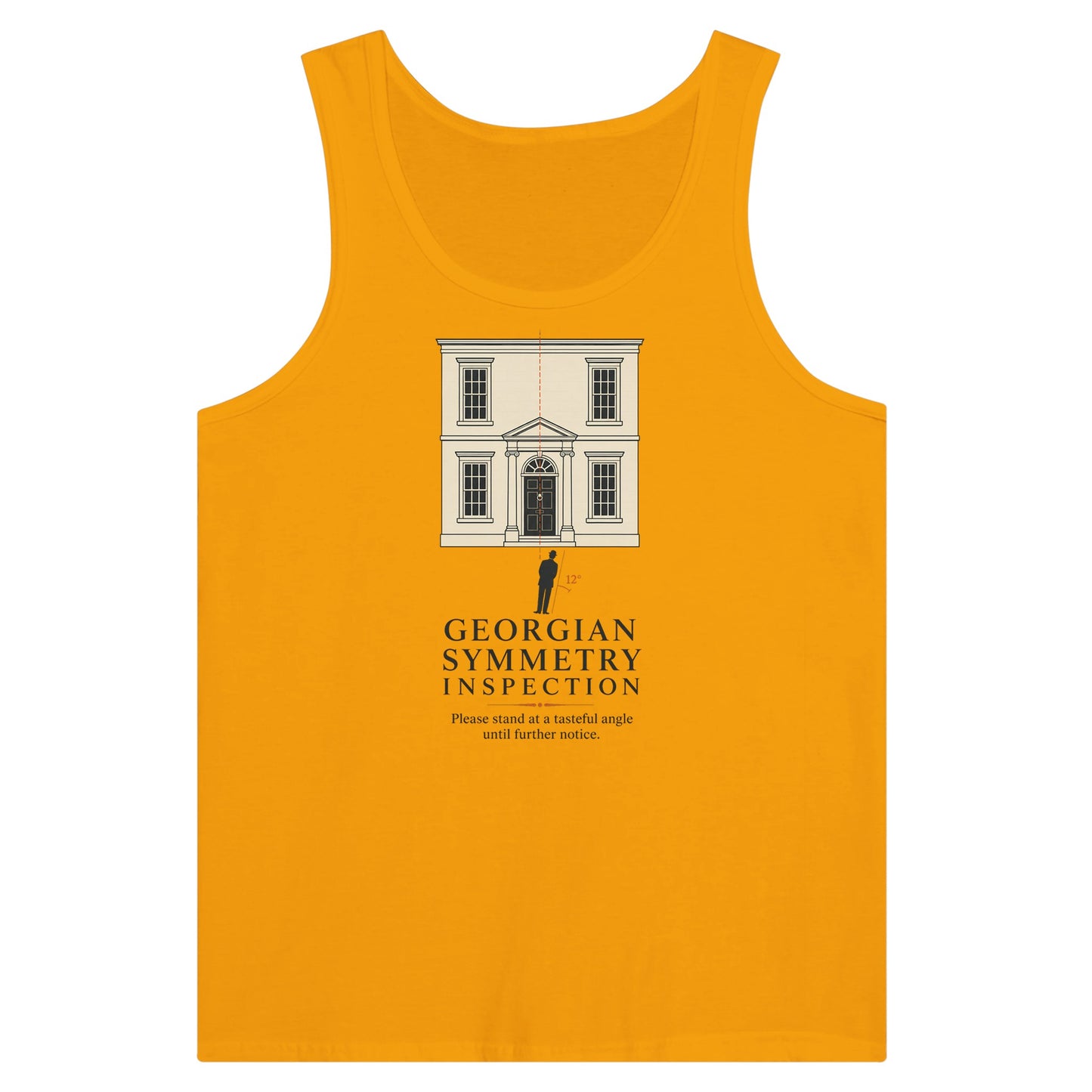 Georgian Symmetry Inspection — Bath Premium Unisex Tank Top — product view 11