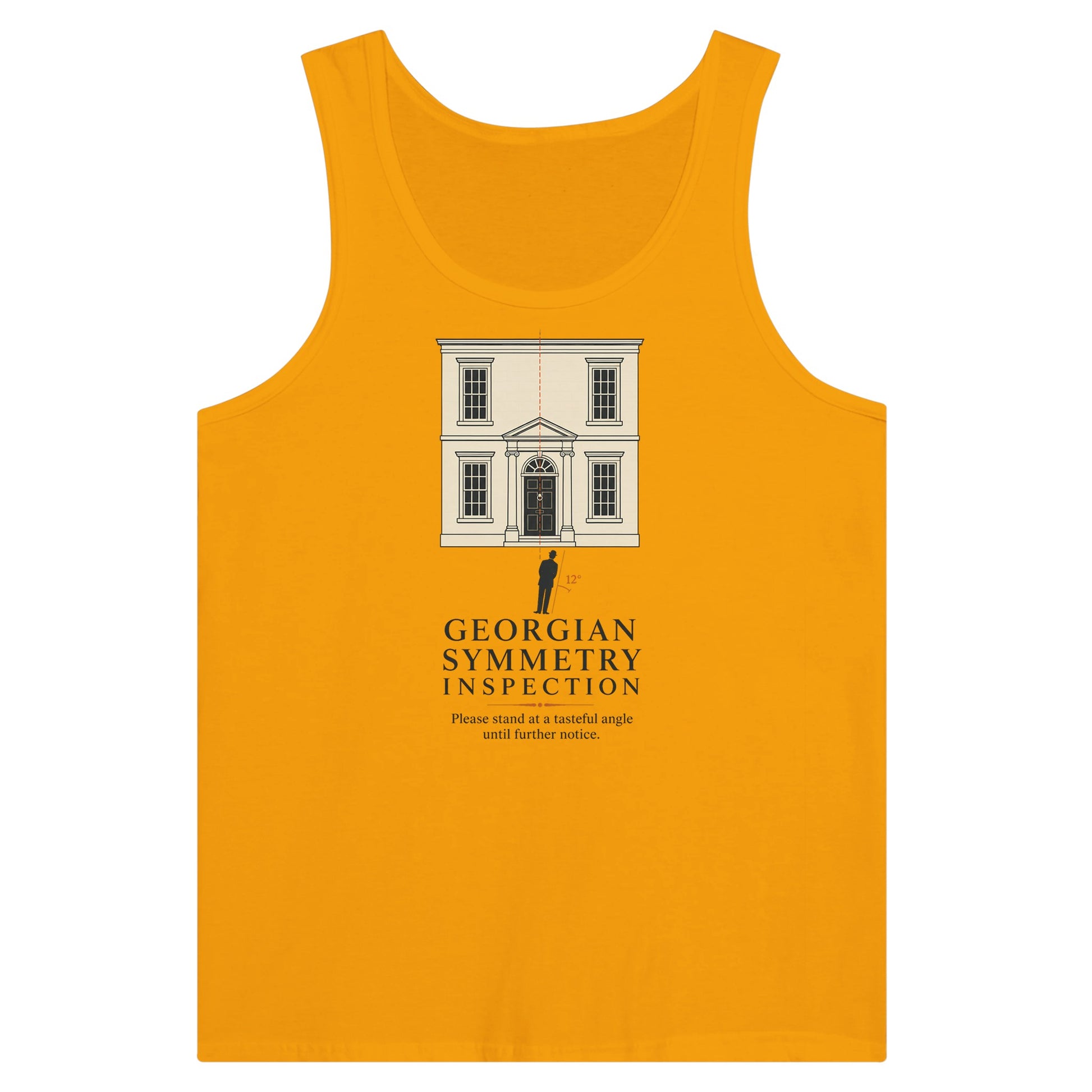 Georgian Symmetry Inspection — Bath Premium Unisex Tank Top — product view 11
