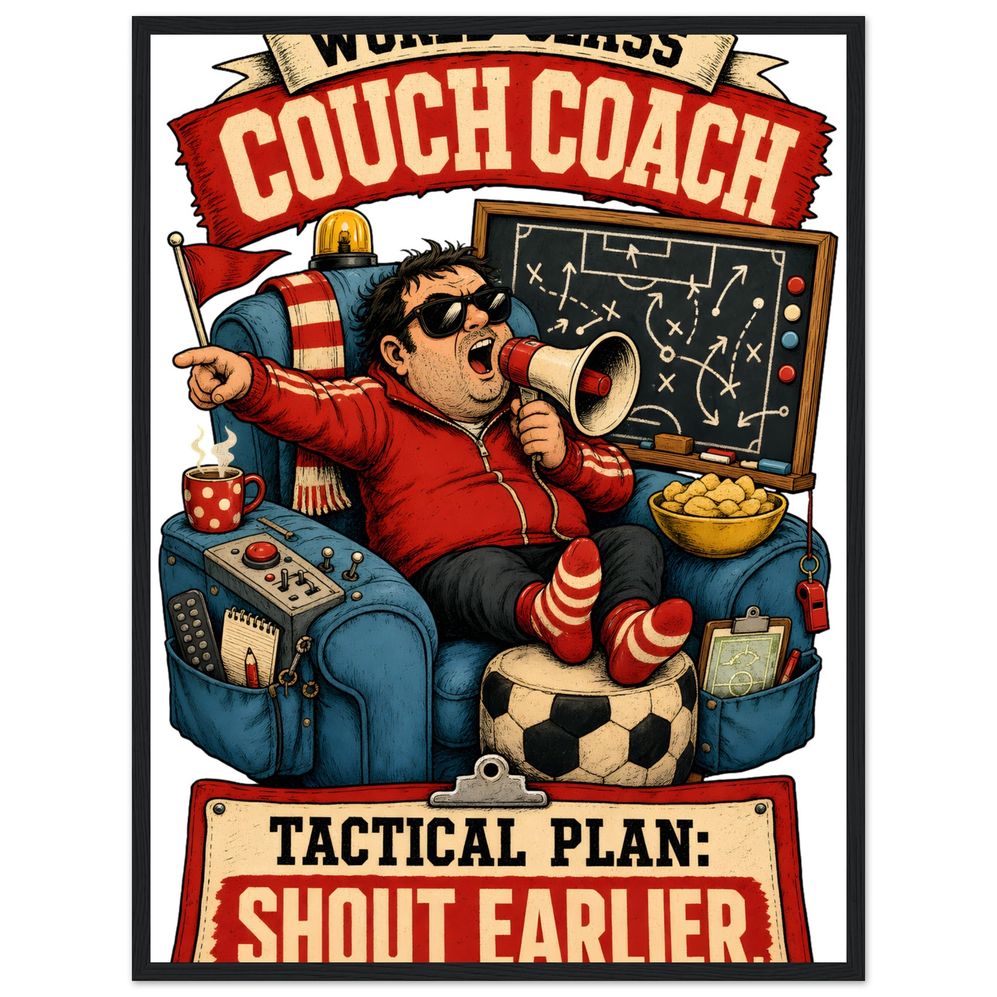 World-Class Couch Coach Framed Wall Art — product view 4