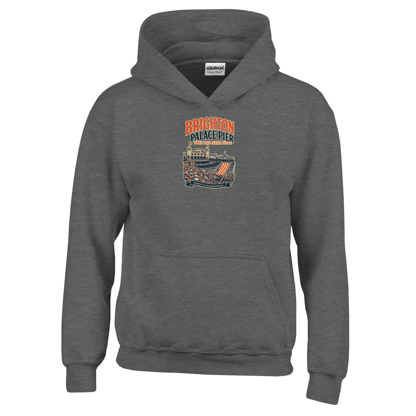 Brighton Pebble Beach Seating Licence Kids' Hoodie — product view 2
