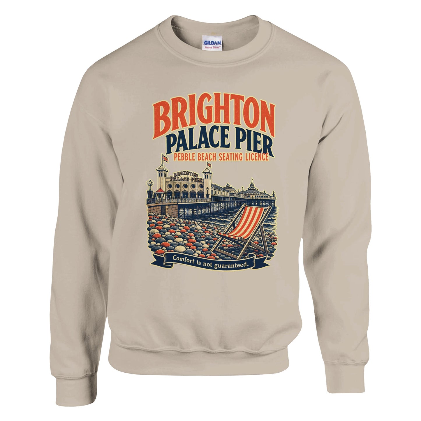 Brighton Pebble Beach Seating Licence Sweatshirt — product view 2