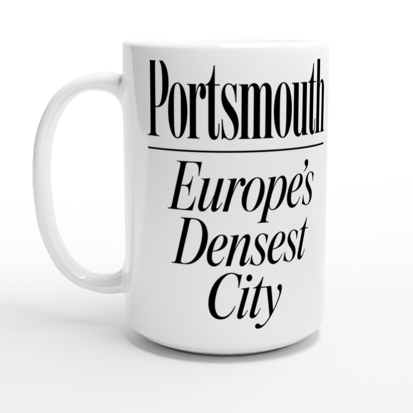 Portsmouth — Europe's Densest City Large Mug