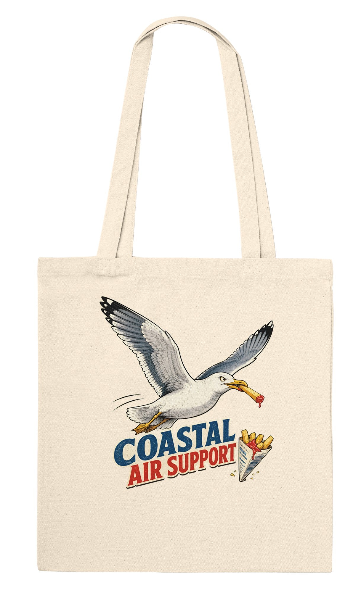Coastal Air Support Seagull Graphic Tote Bag — product view 6