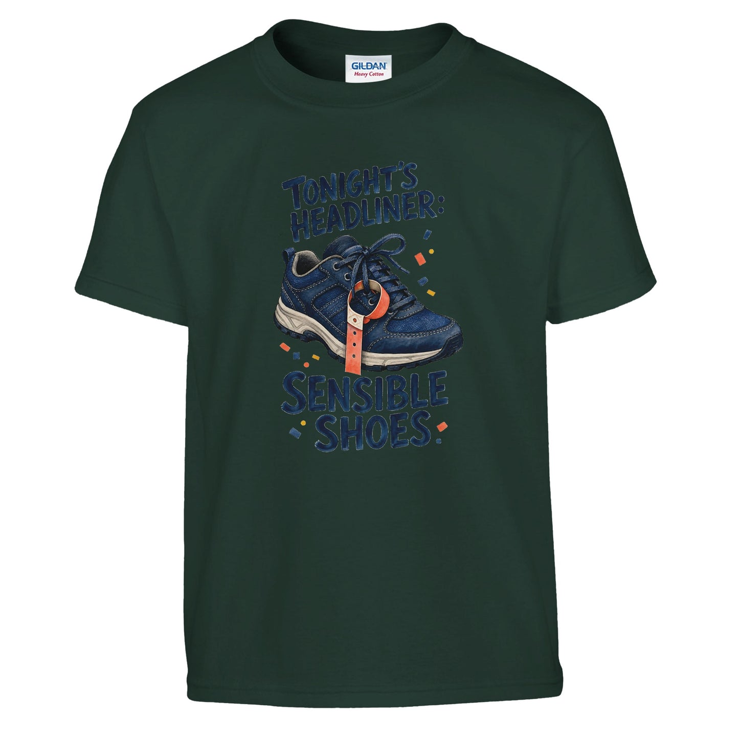 Tonight's Headliner: Sensible Shoes Concert Kids' T-shirt — product view 13