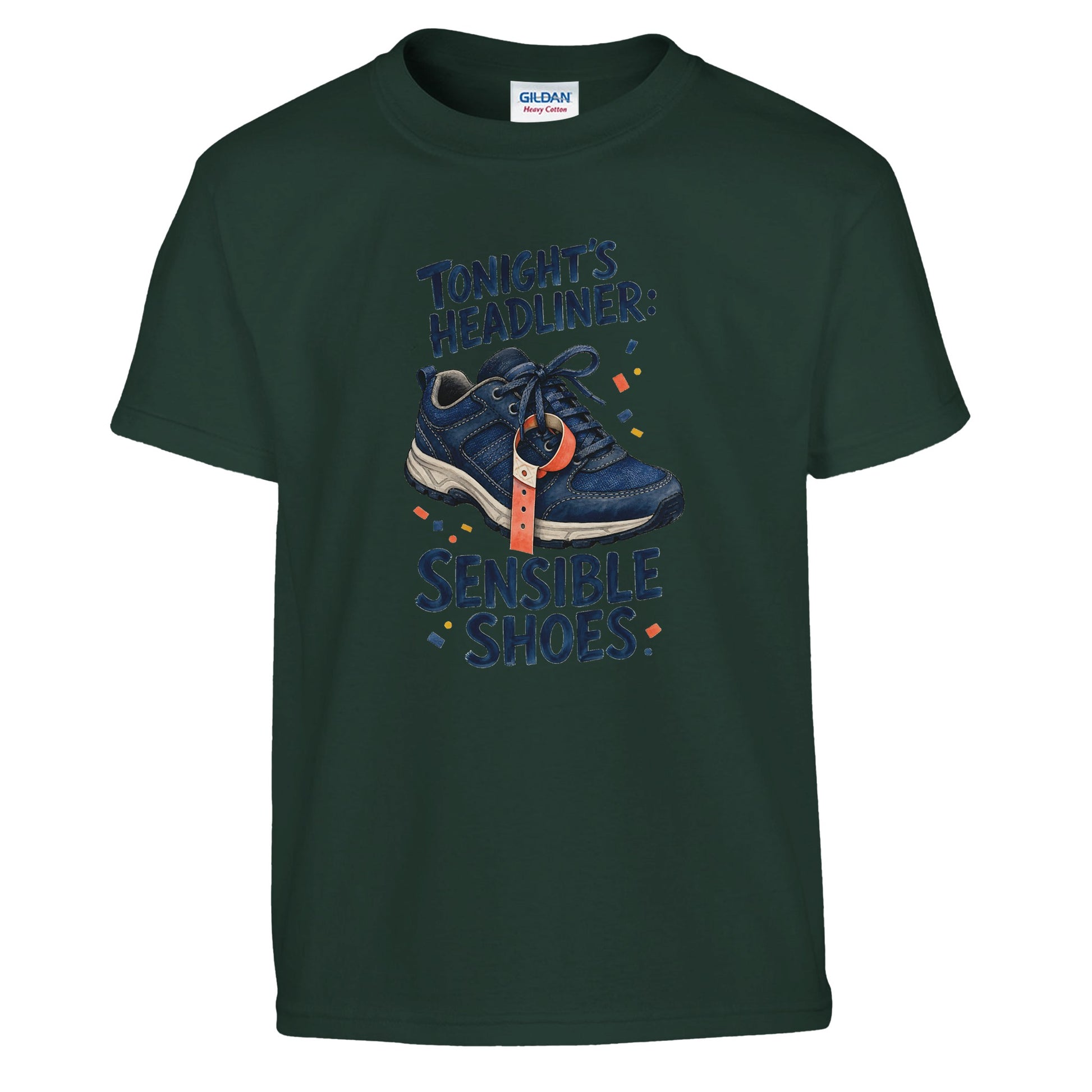 Tonight's Headliner: Sensible Shoes Concert Kids' T-shirt — product view 13
