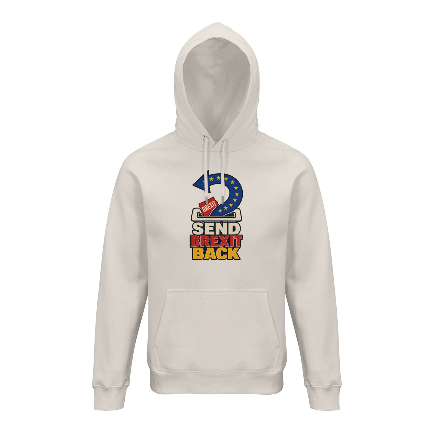 Send Brexit Back Pro-EU Graphic Hoodie — product view 1