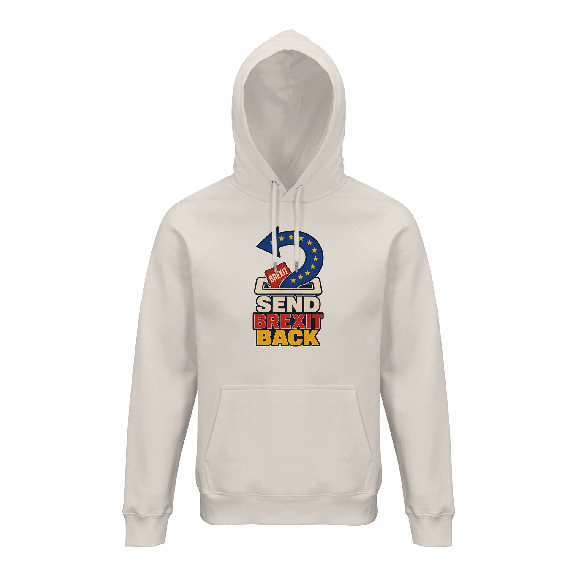 Send Brexit Back Pro-EU Graphic Hoodie — product view 1