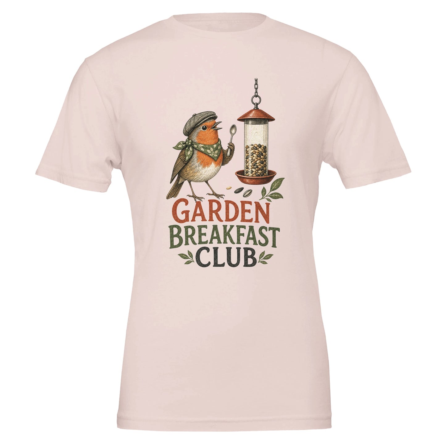 Garden Breakfast Club Robin Graphic T-shirt — product view 6