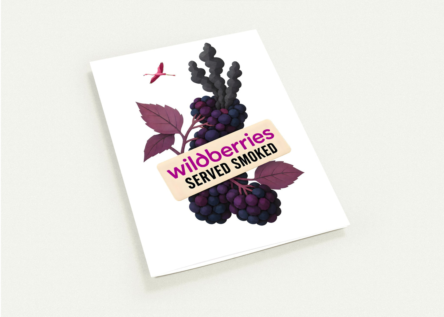 Wildberries, Served Smoked Greeting Card Pack — product view 4