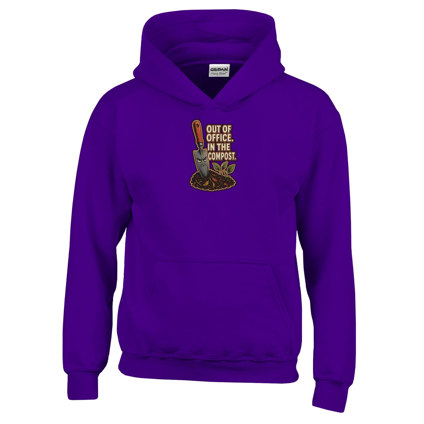 Out of Office, In the Compost Kids' Hoodie — product view 10