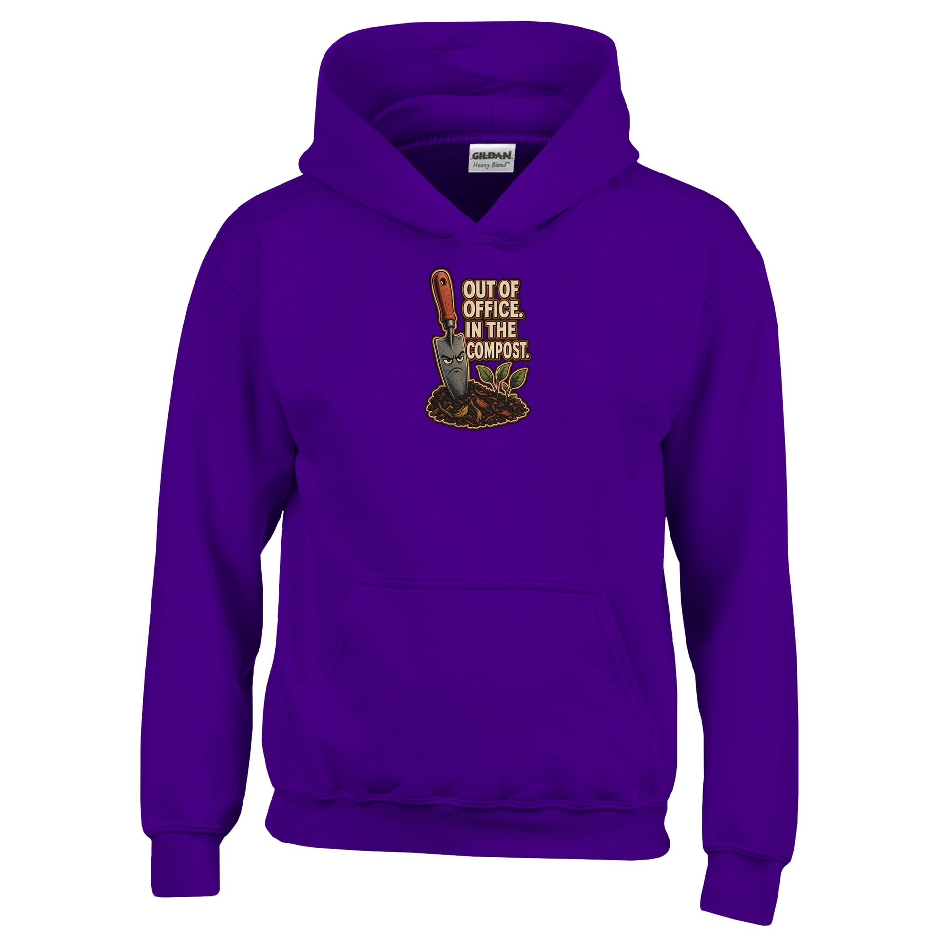Out of Office, In the Compost Kids' Hoodie — product view 10