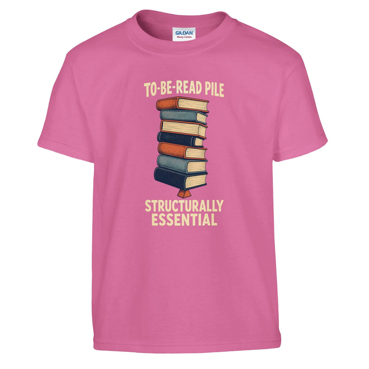 To-Be-Read Pile: Structurally Essential Book Graphic Kids' T-shirt — product view 10