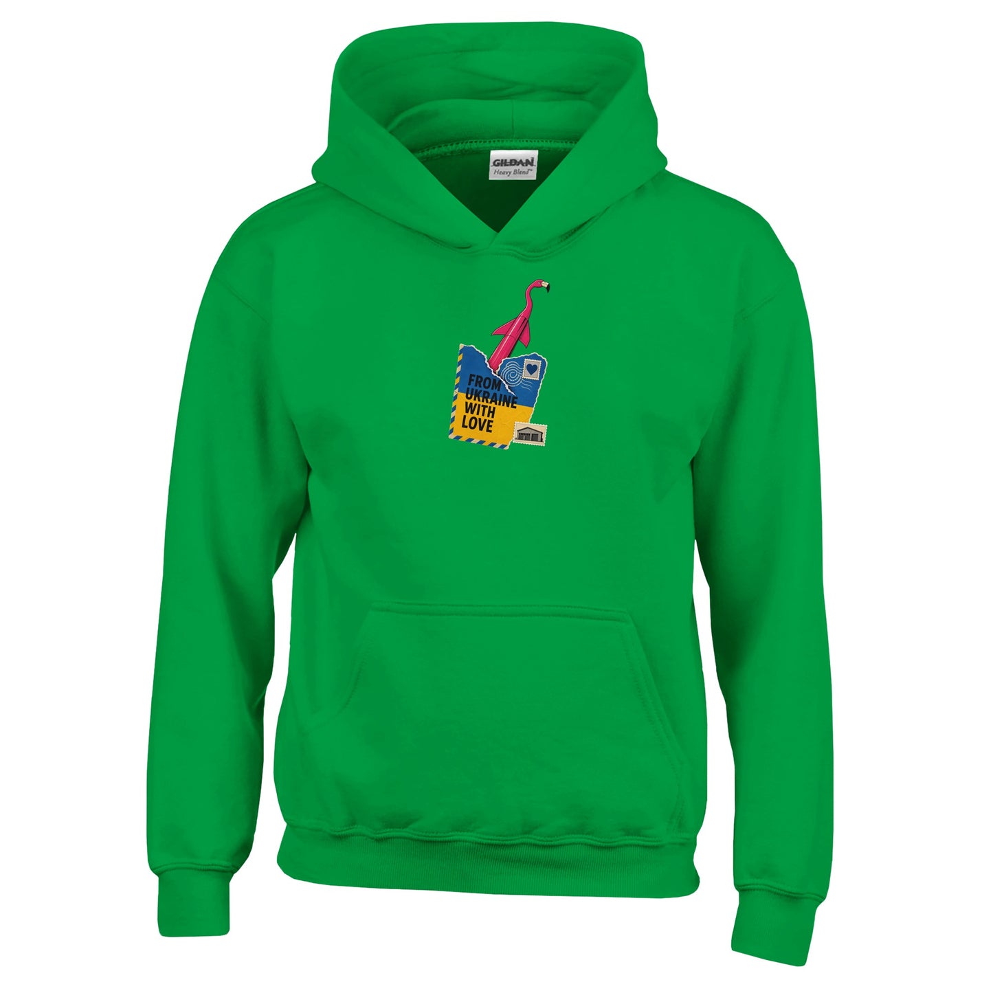 From Ukraine With Love Kids' Hoodie — product view 8