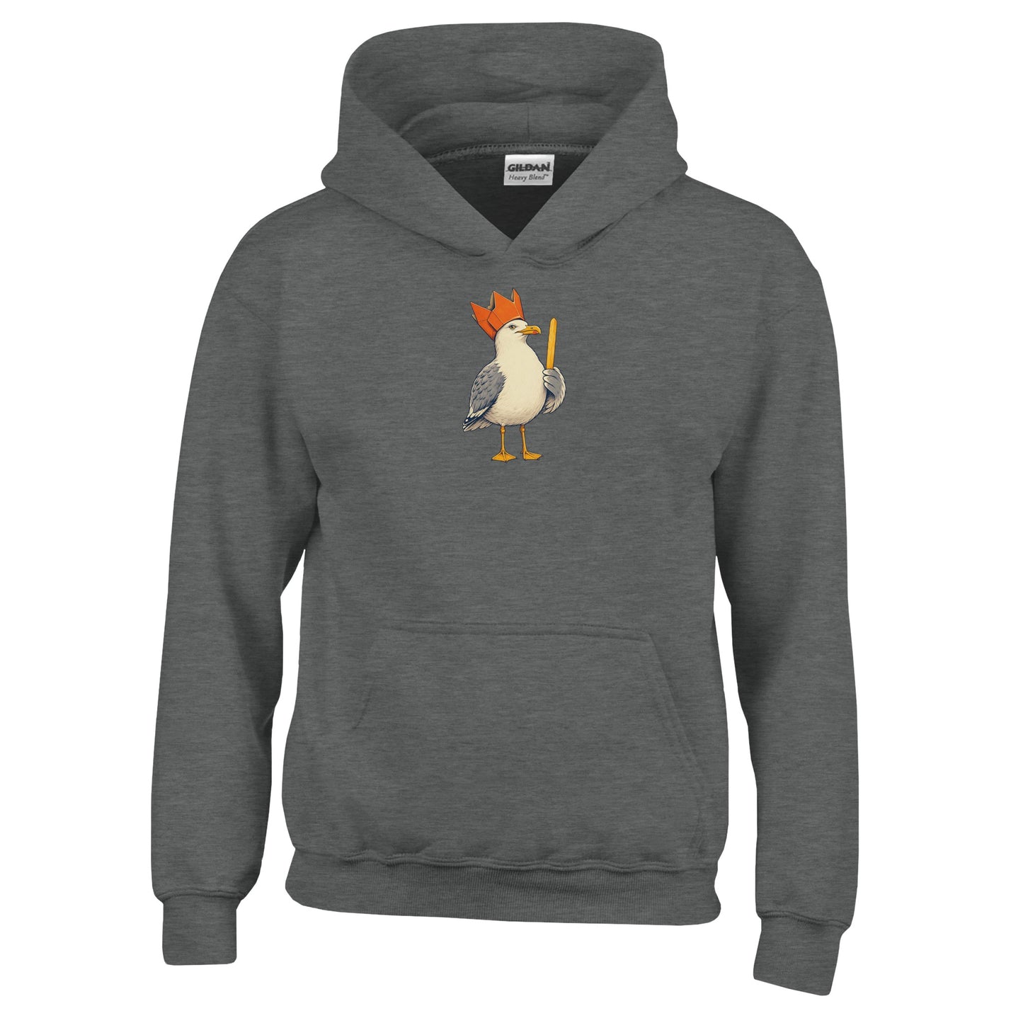 The Chip Crown Gull Kids' Hoodie — product view 2