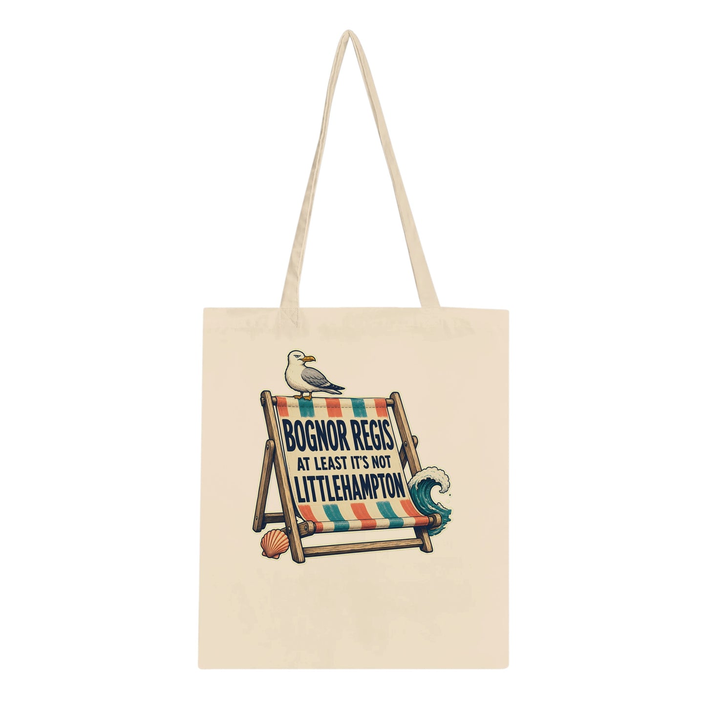 Bognor Regis — At Least It's Not Littlehampton Tote Bag — product view 1