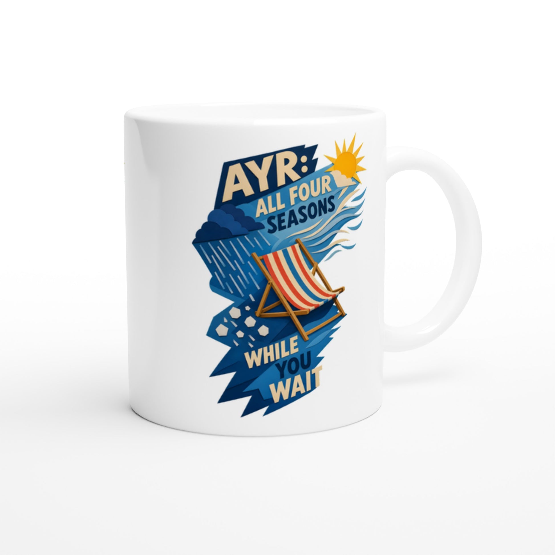 Ayr: All Four Seasons While You Wait Mug — product view 2