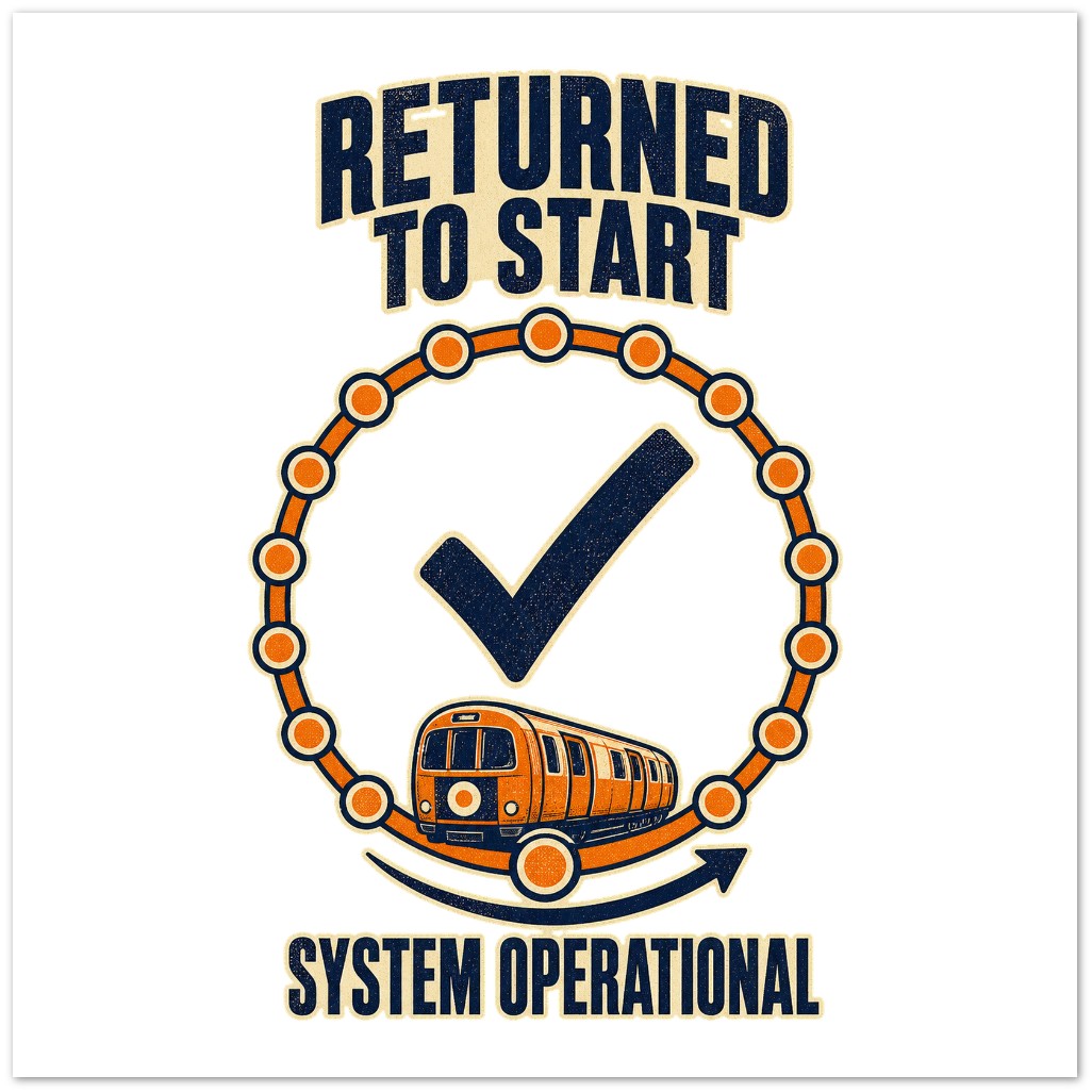 Glasgow Subway: System Operational Greeting Card Pack — product view 3