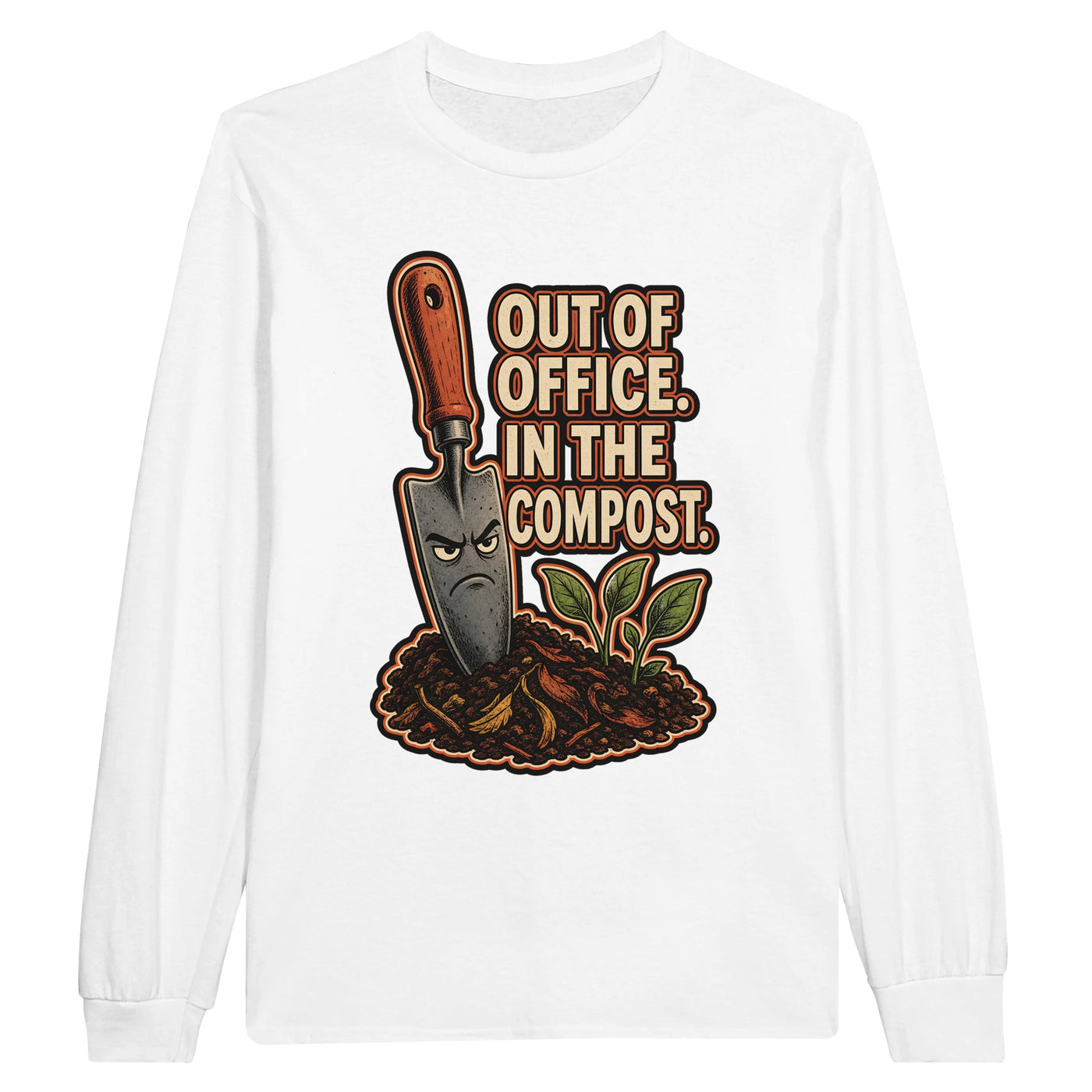 Out of Office, In the Compost Long-Sleeve T-shirt