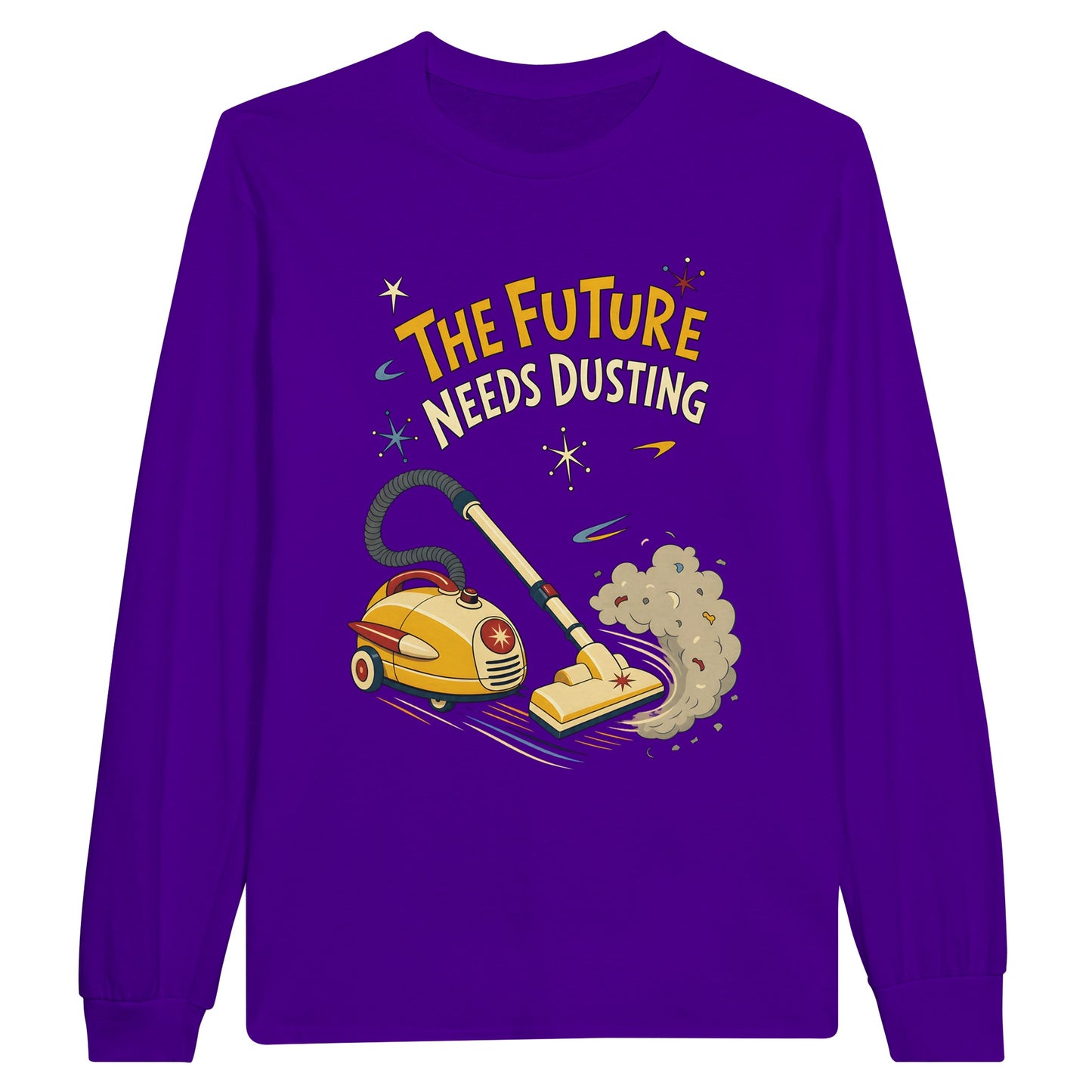 The Future Needs Dusting Long-Sleeve T-shirt — product view 13